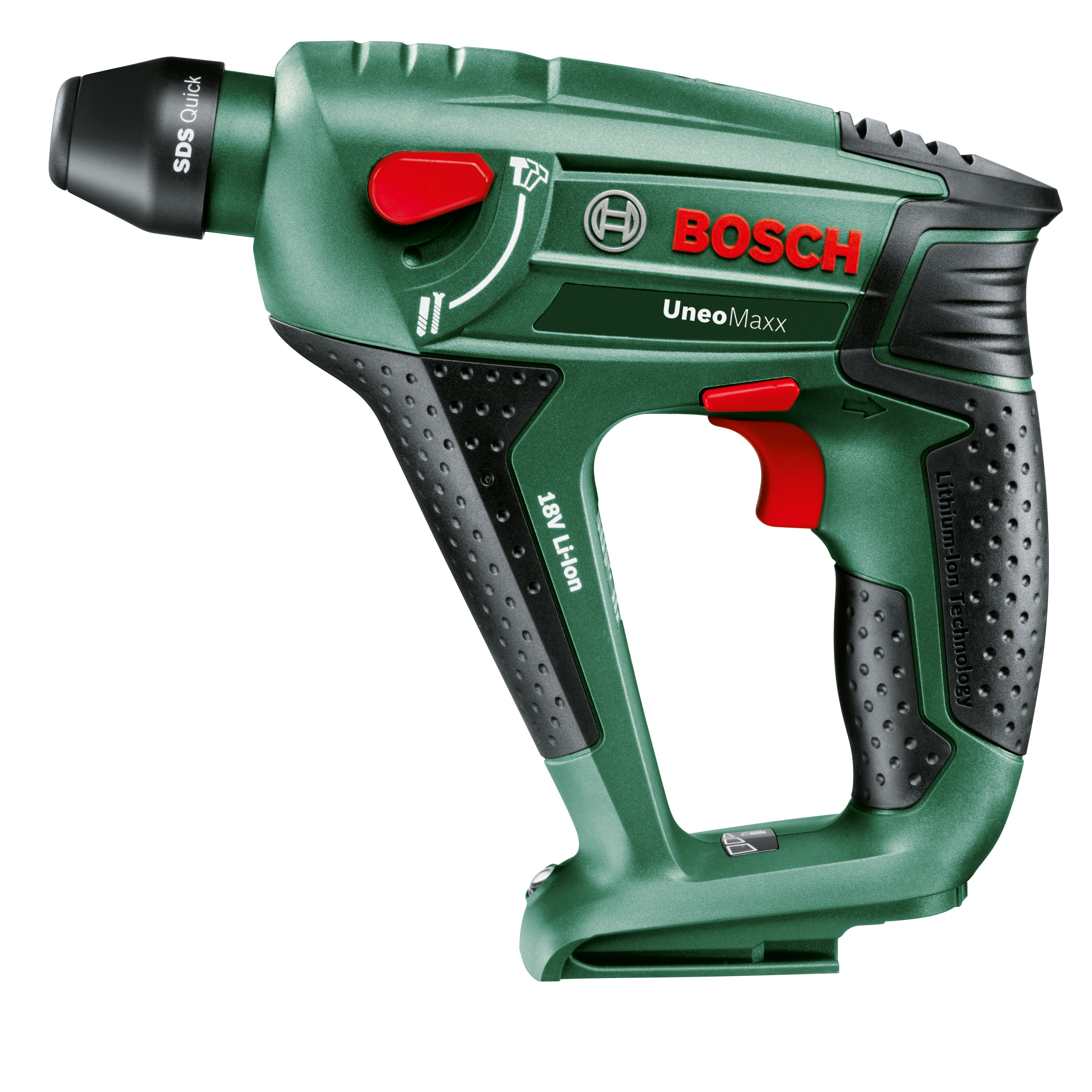 Bosch 18V Power for all Non-replaceable carbon brushed Cordless SDS Max drill (Bare Tool) - Uneo Maxx