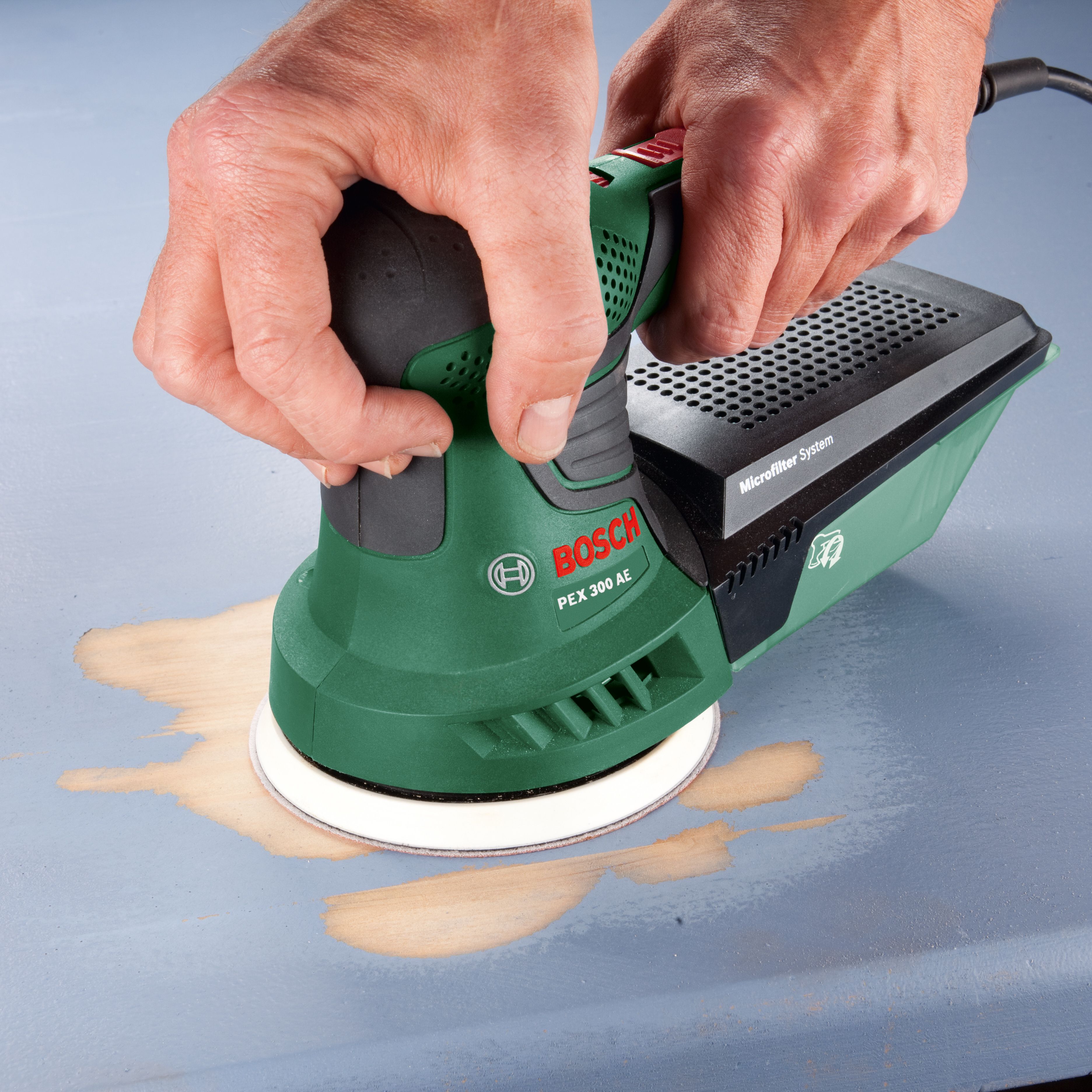 Bosch 220w corded random deals orbit sander pex 220 a