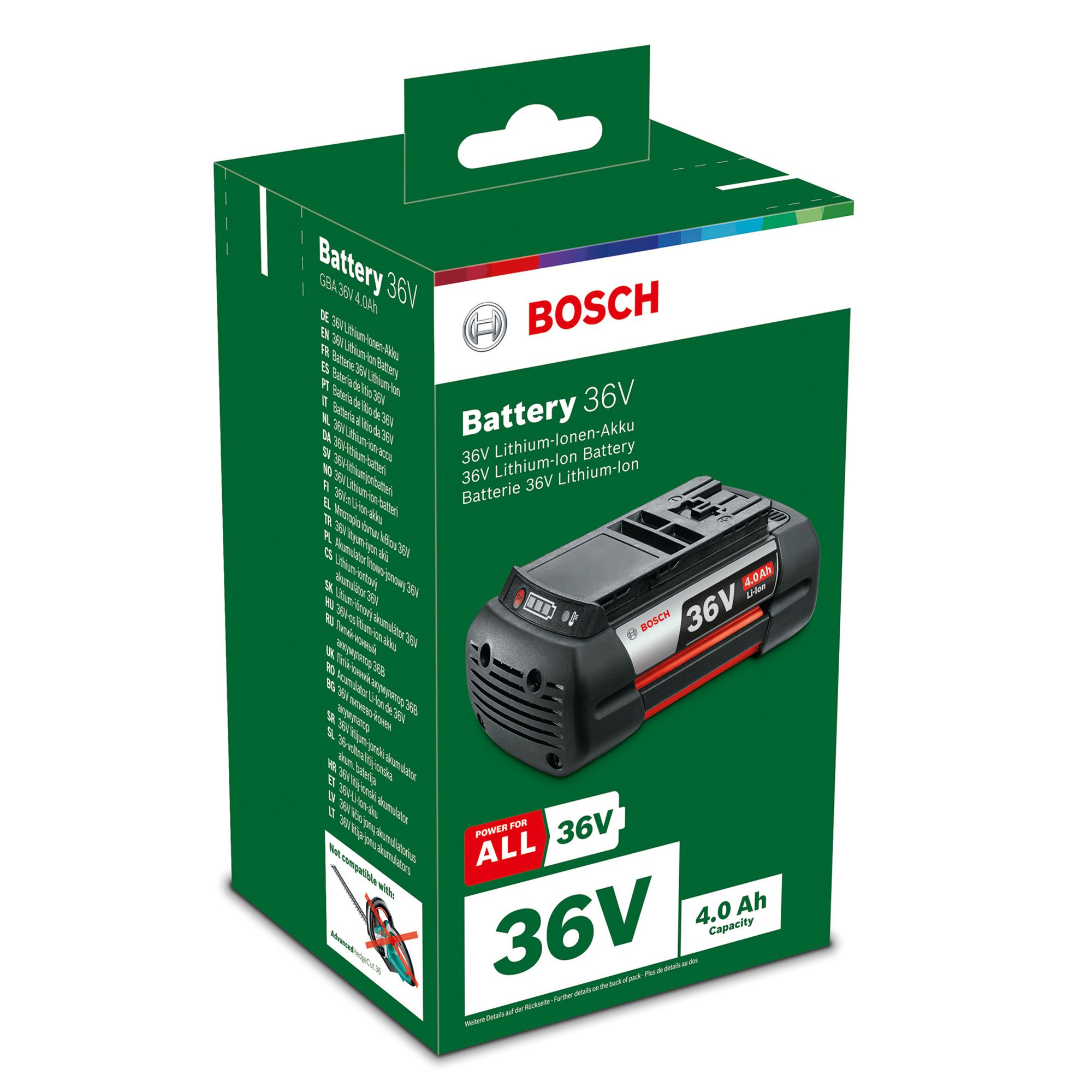 Bosch High Power batterie 36V Li-Ion 4Ah