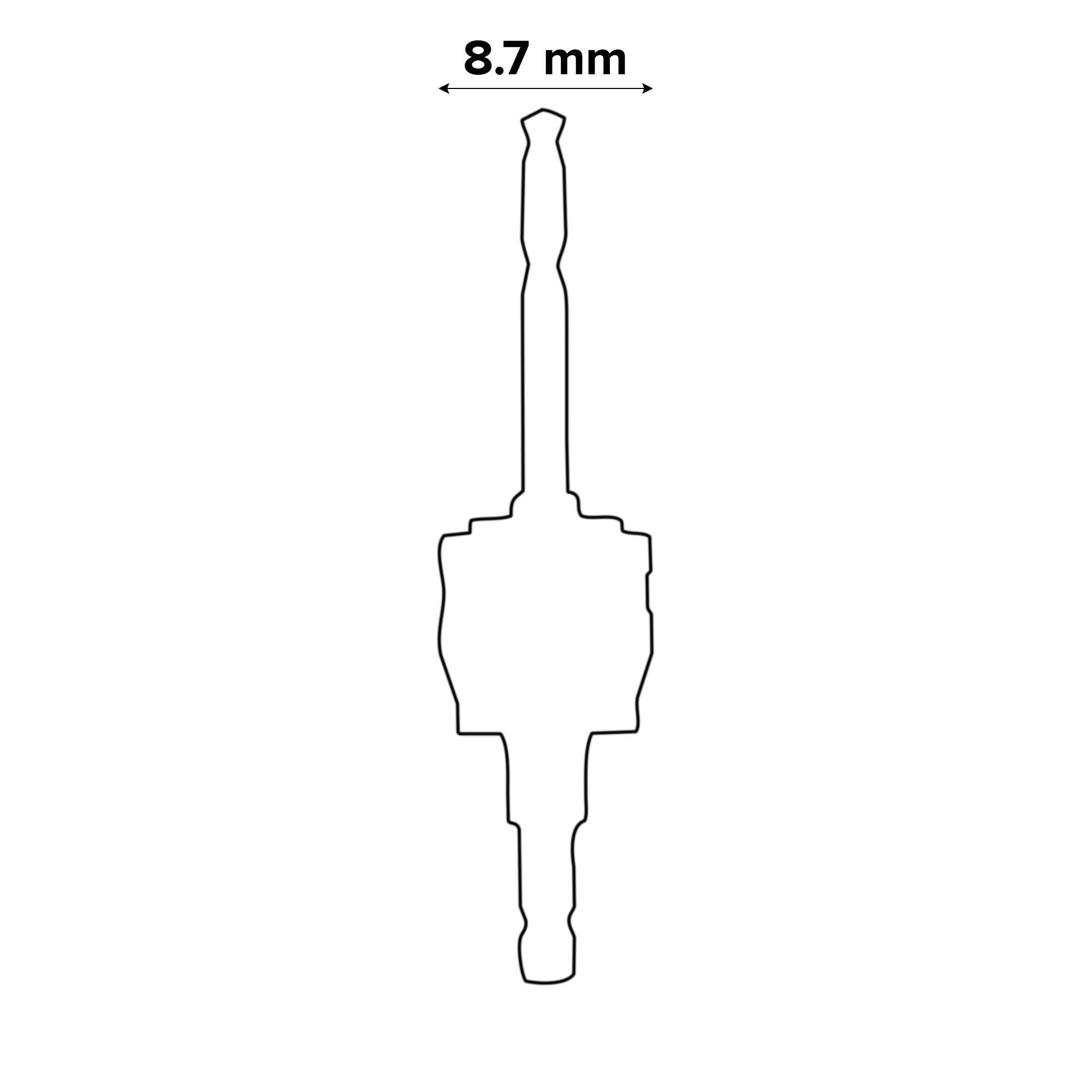 Bosch Cobalt alloy Powerchange holesaw arbor, Pack of 2 (Dia)8.7mm
