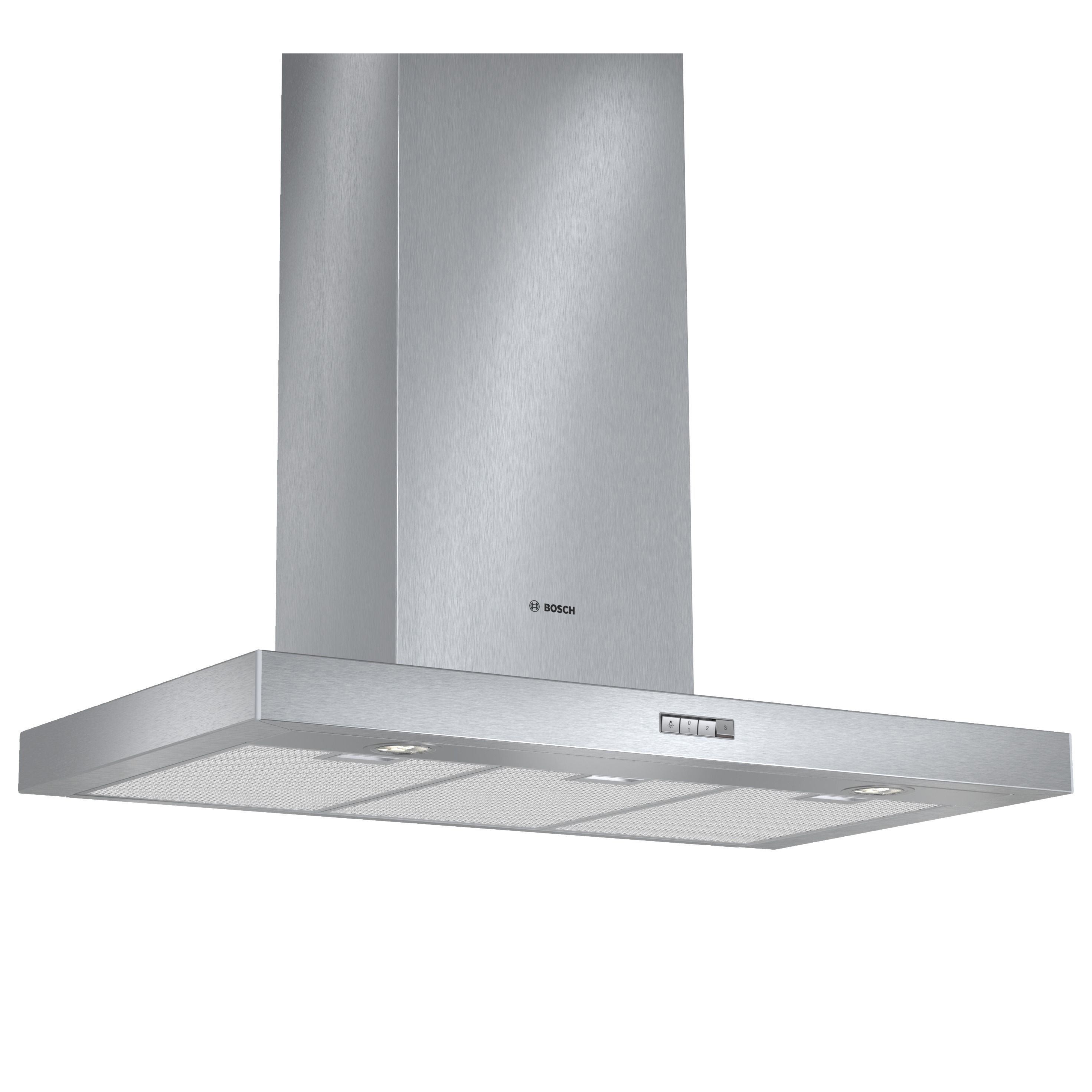 Bosch DWB094W50B Stainless steel Chimney Cooker hood W 90cm