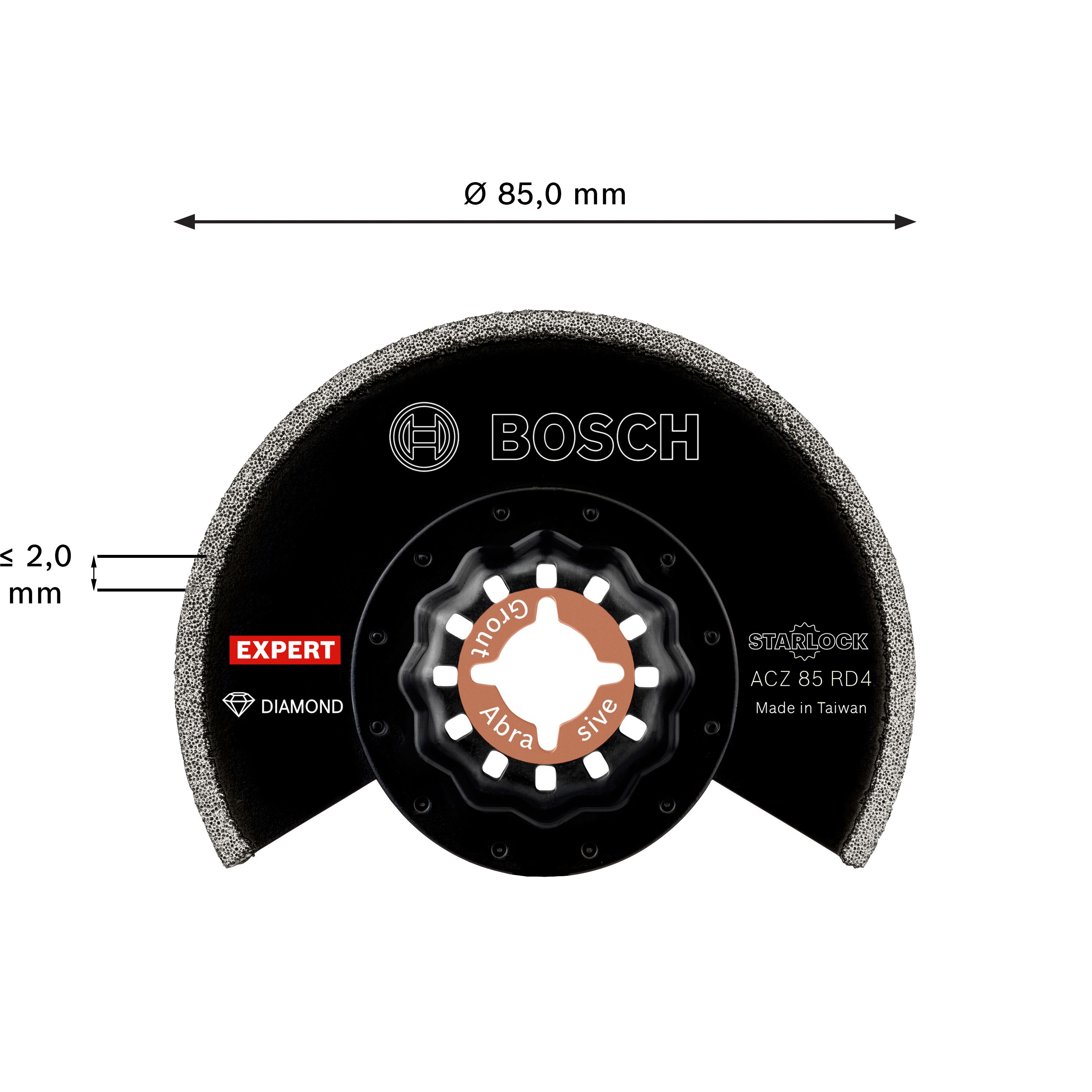 Bosch Expert Grout removal blade (Dia)85mm ACZ 85 RD