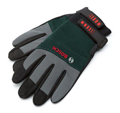 Bosch Green & black Gardening gloves Large, Pair