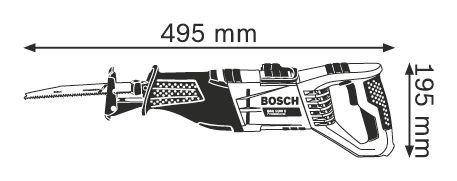 Bosch GSA 1100W 240V Corded Reciprocating saw GSA1100-E