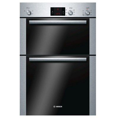 Bosch HBM13B252B Built in Double Conventional Oven Brushed steel