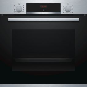 Bosch HBS534BS0B Built-in Single Multifunction Oven - Brushed