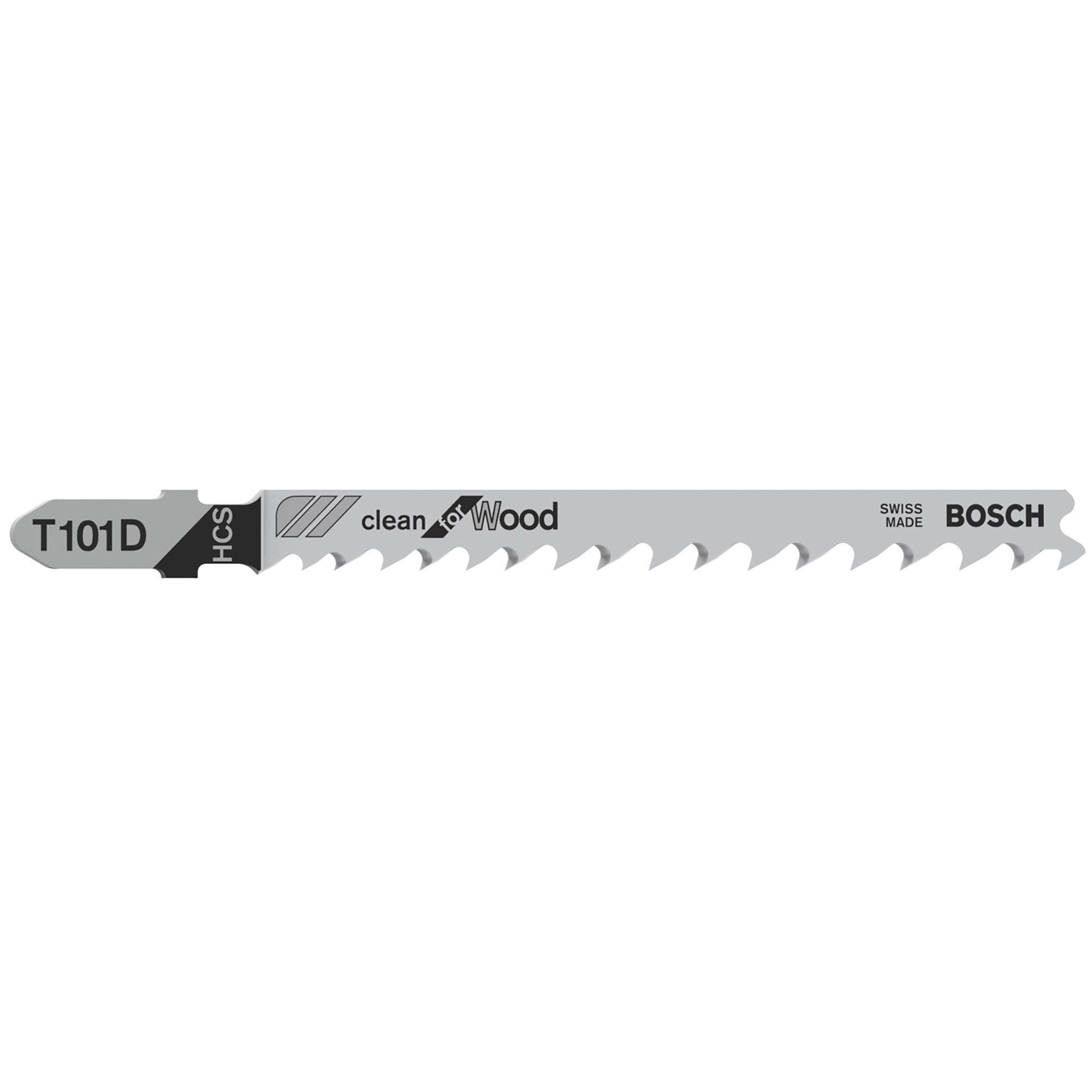 Bosch Jigsaw blade T101D (L)74mm, Pack of 5