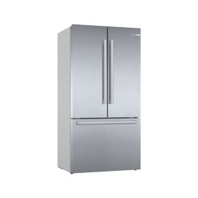 Bosch KFF96PIEP 50:50 American style Freestanding Frost free Fridge freezer - Silver