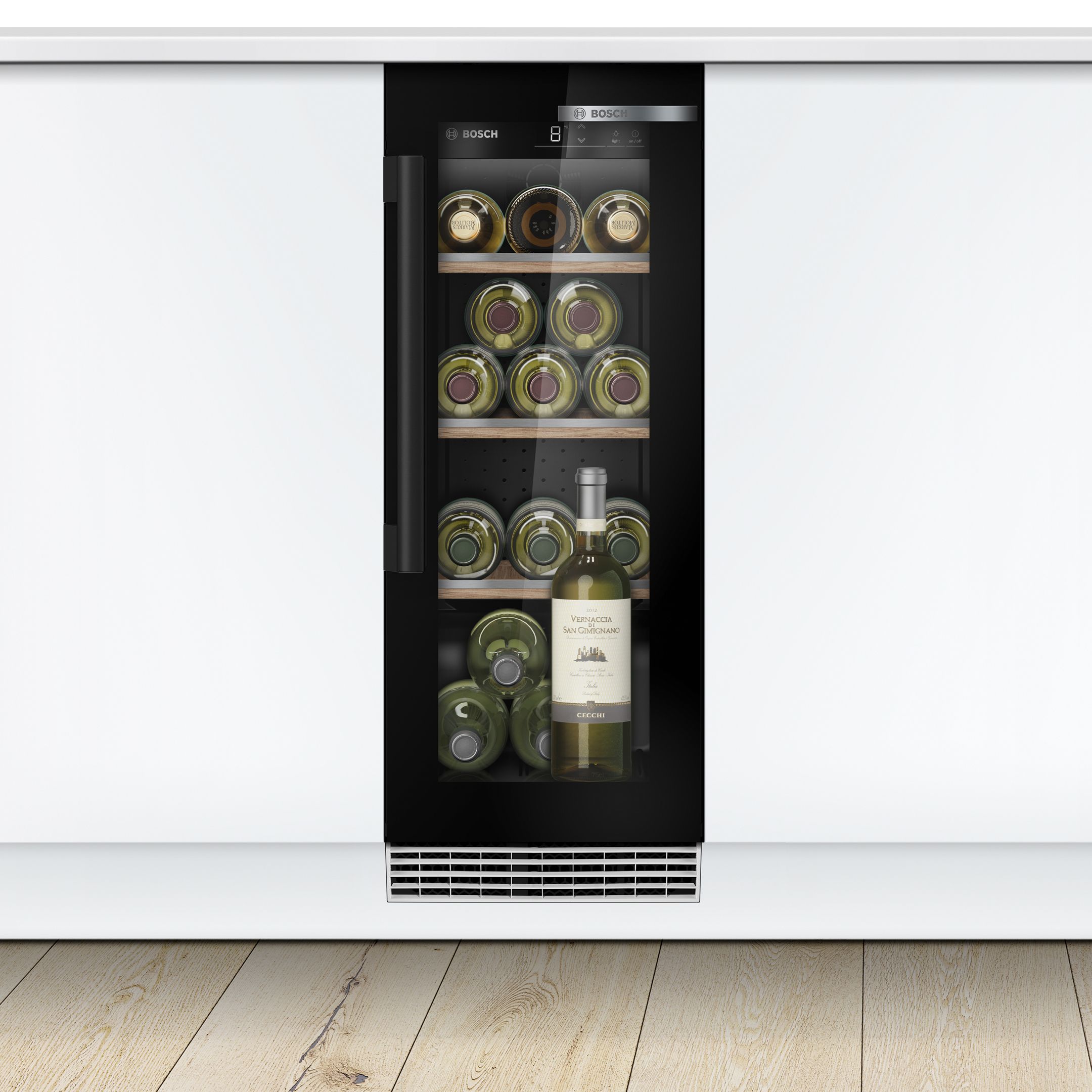 Bosch KUW20VHF0G Built-in Wine cooler - Gloss black