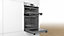 Bosch MHA133BR0B Built-in Double Oven - Stainless steel effect