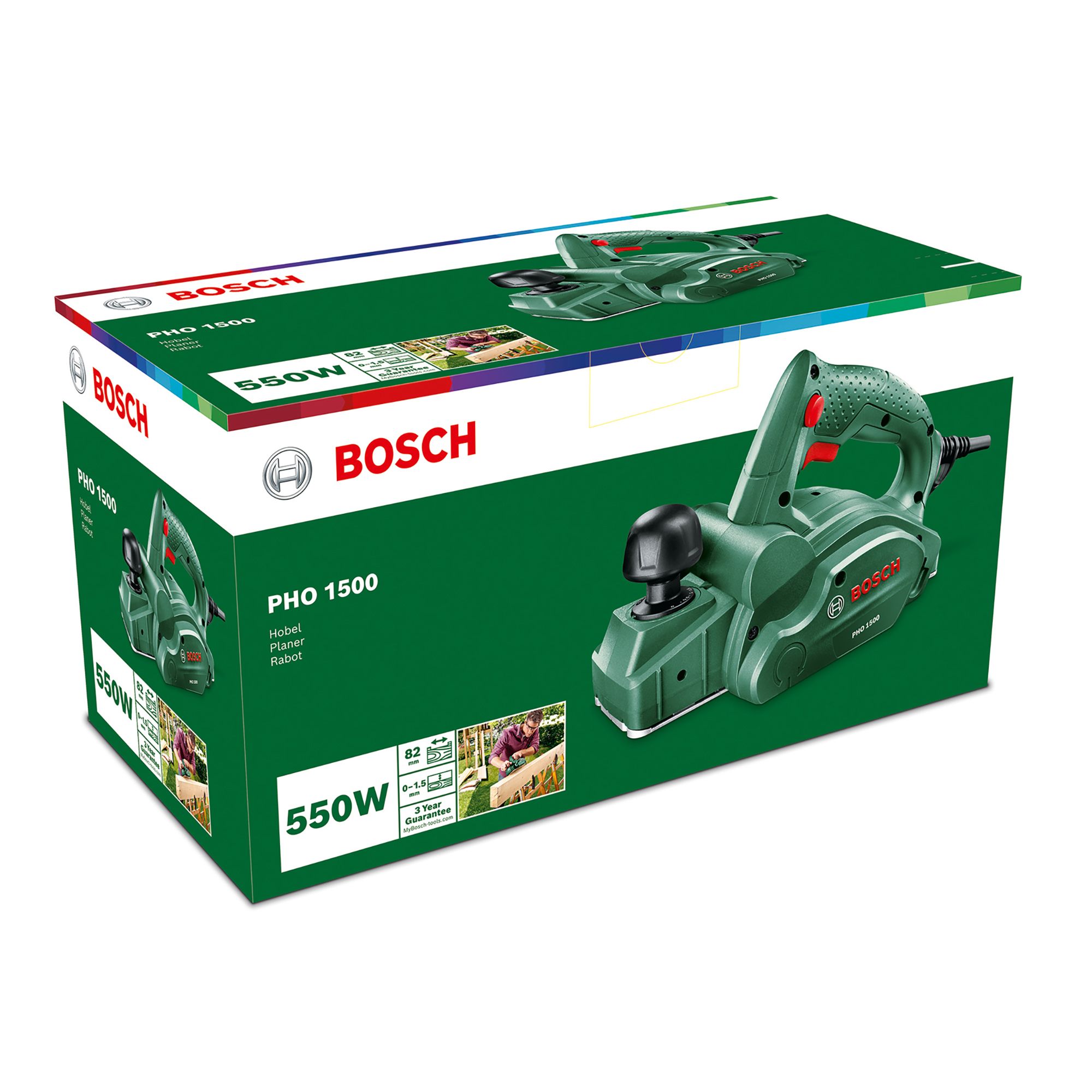 Bosch PHO 550W 1.5mm Corded Planer PHO1500