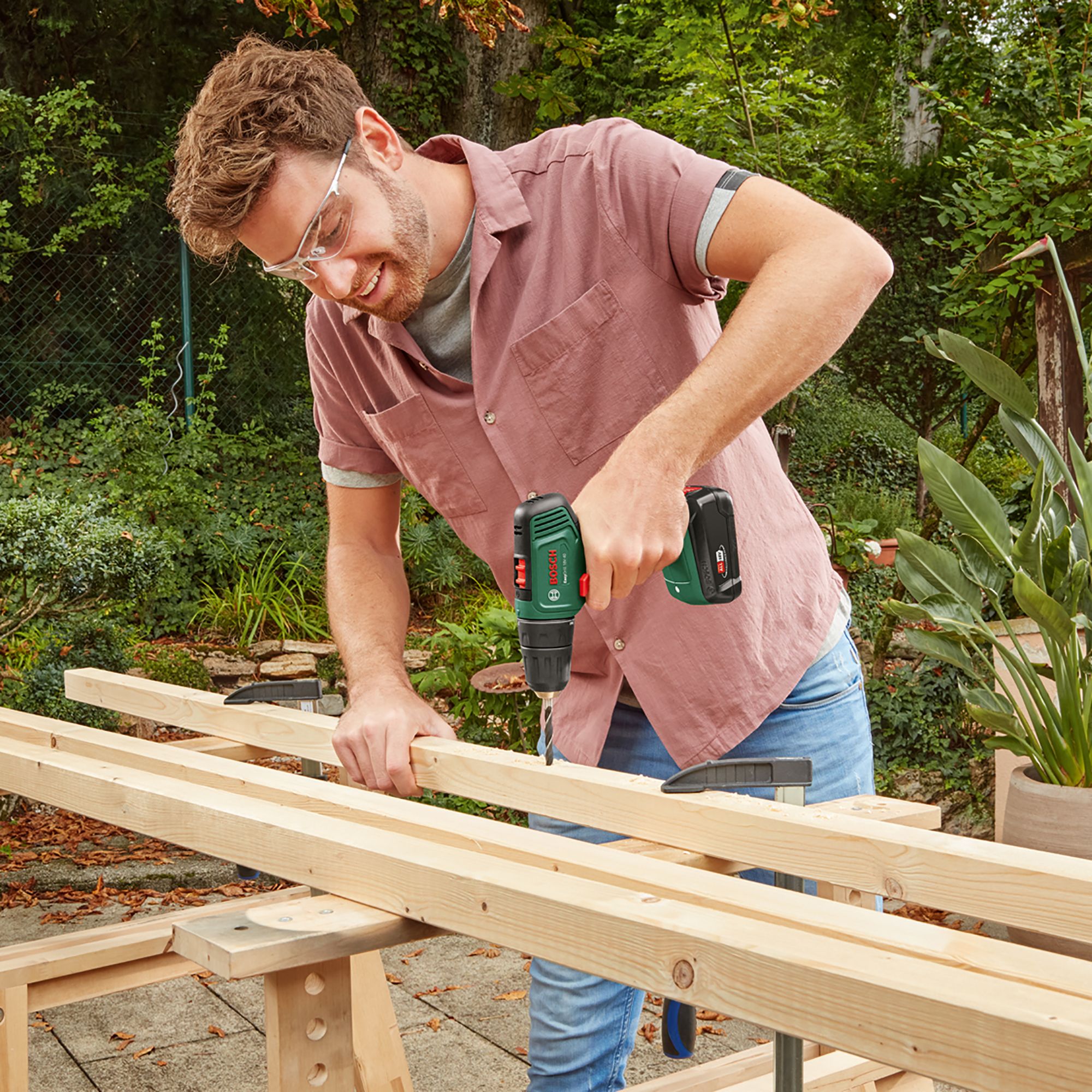 Bosch Power for All 18V Li-ion Cordless Drill driver (1 x 2Ah) - EasyDrill 18V-40