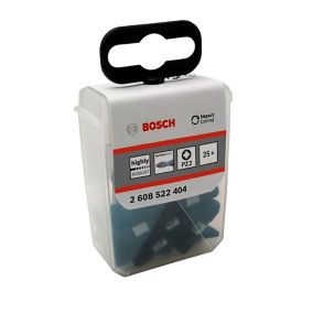 Bosch Pozidriv Impact Screwdriver bits (L)25mm, Pack of 25