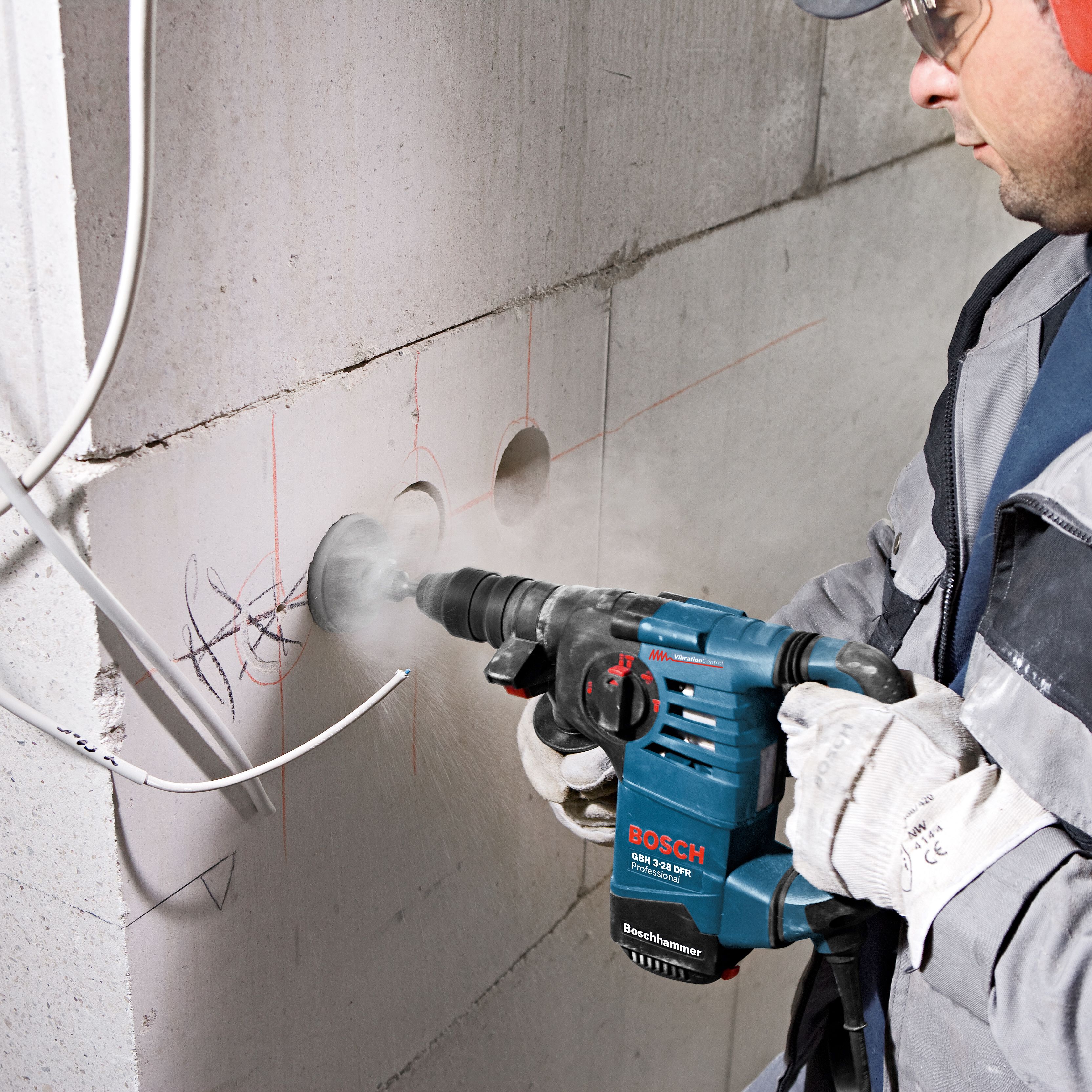 Bosch Professional 110V 800W Corded SDS+ drill GBH 3-28 DFR