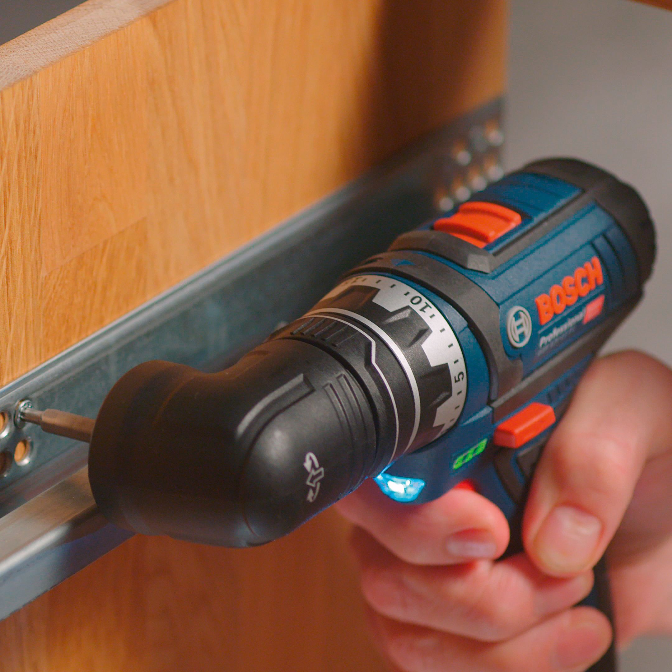 Bosch Professional 12V Li-ion Cordless Drill driver (2 x 2Ah) - GSR 12V-15 FC