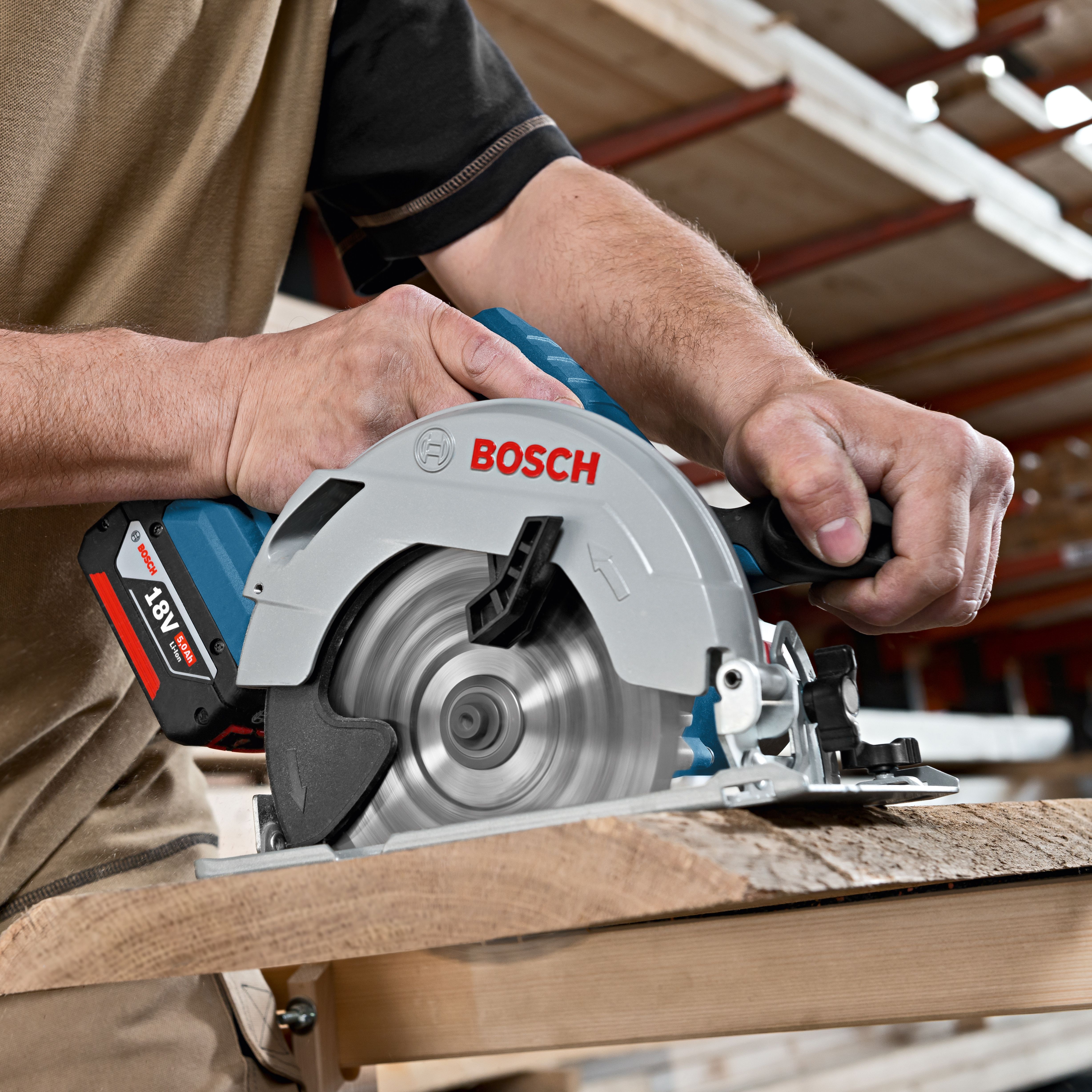 Bosch Professional 18V 165mm Cordless Circular saw (Bare Tool) - GKS 18V-57 G