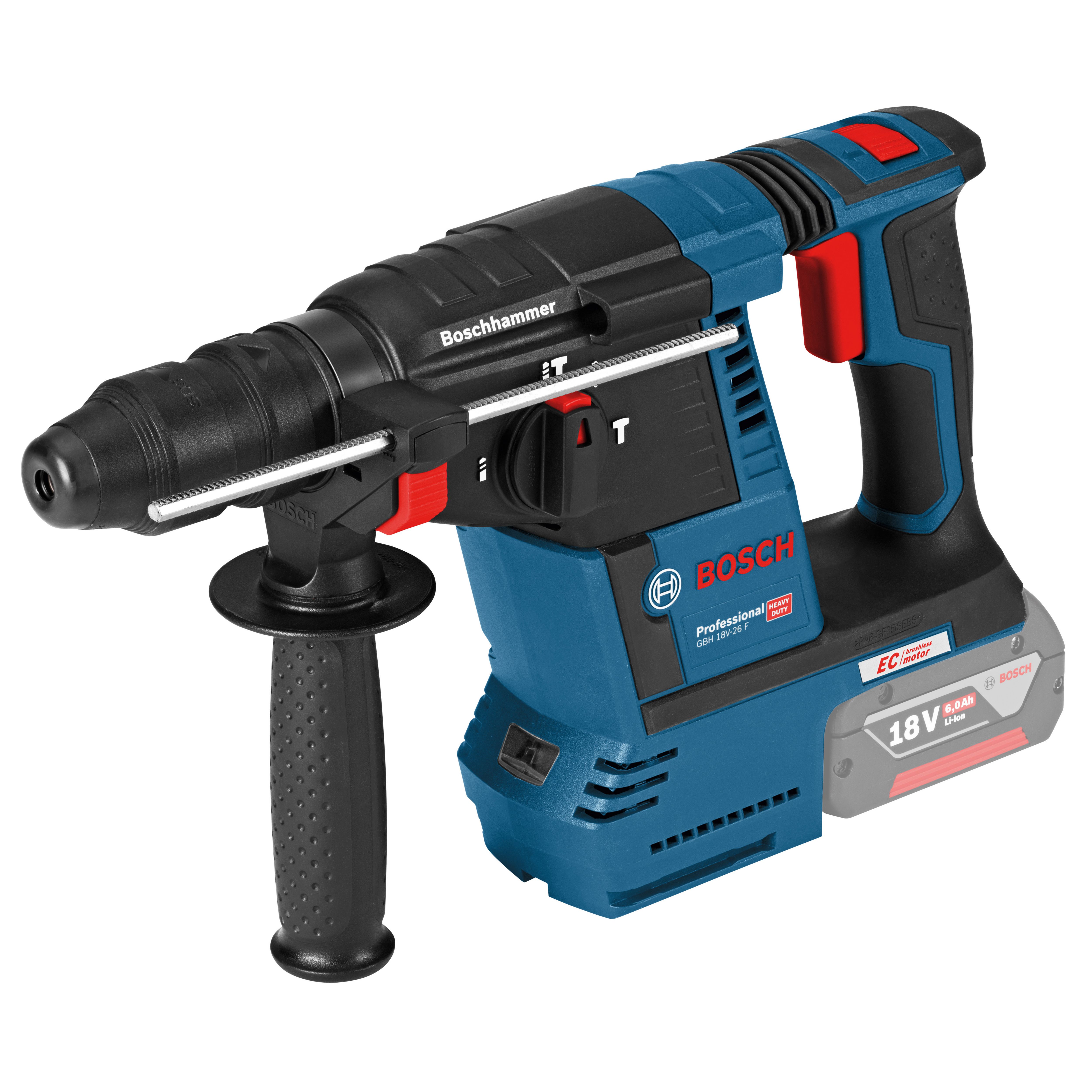 Bosch Professional 18V 2 x 8 Li-ion Brushless Cordless SDS+ drill GBH 18V-26 F