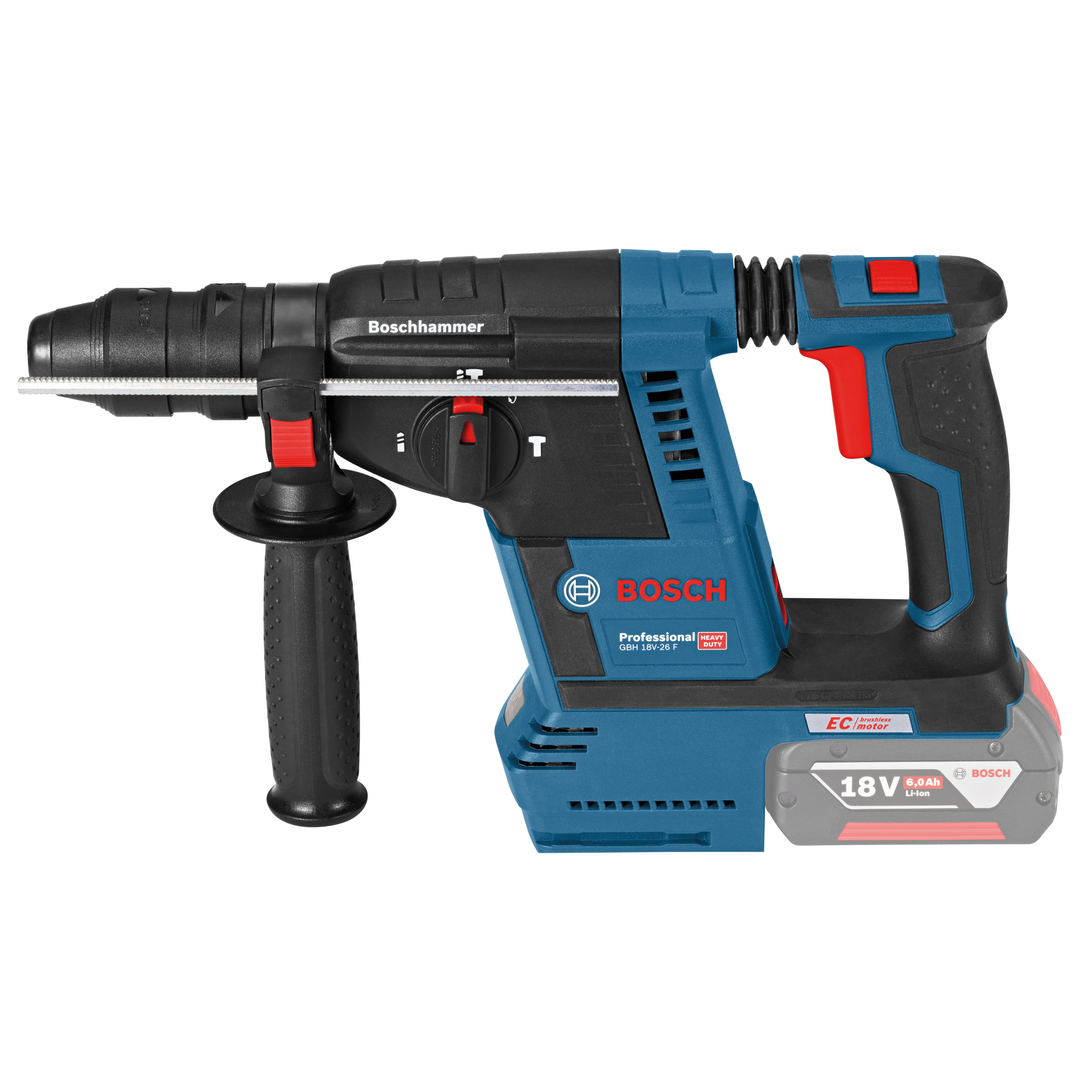 Bosch Professional 18V 2 x 8 Li-ion Brushless Cordless SDS+ drill GBH 18V-26 F