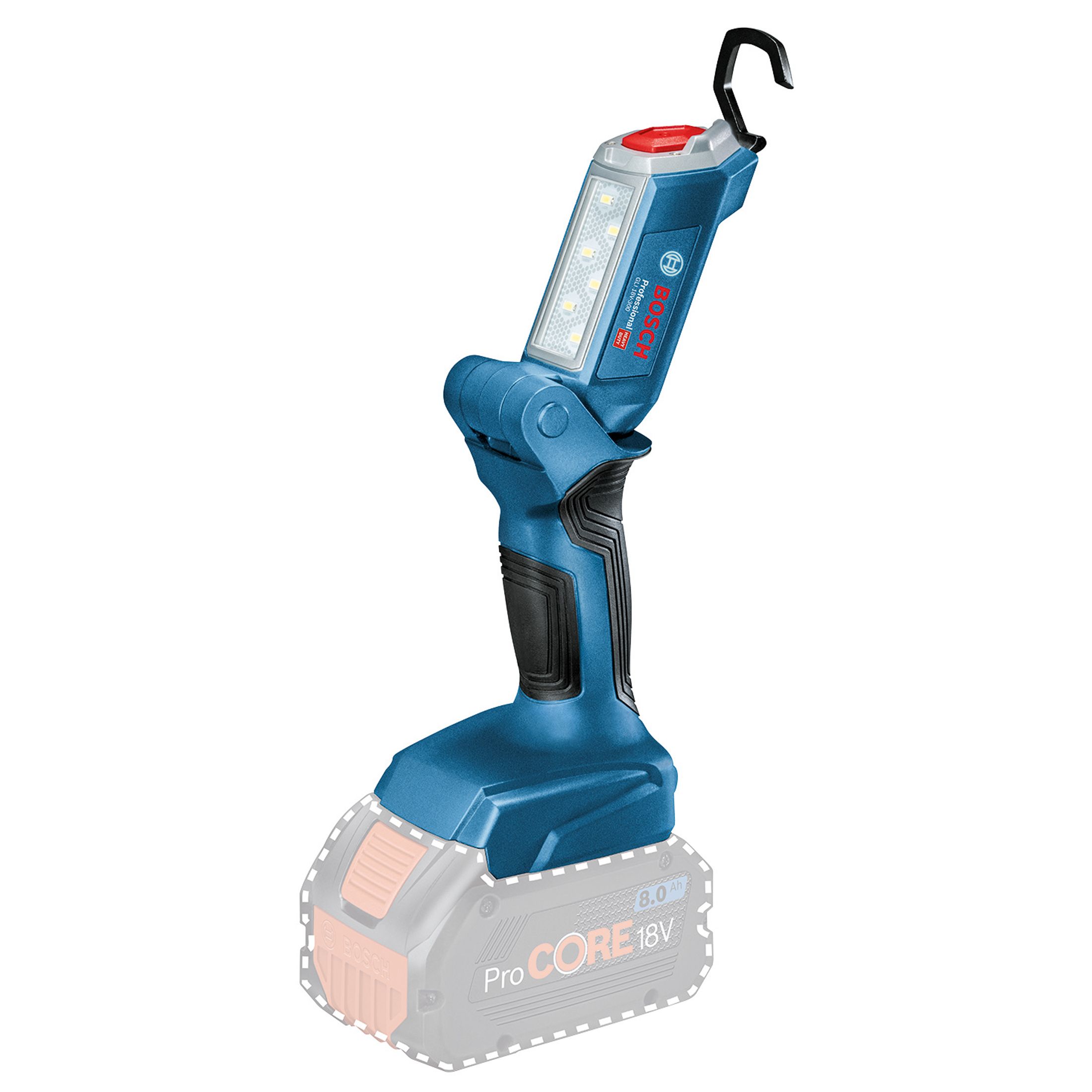 Bosch Professional 18V Li-ion LED Cordless Torch GLI 18V-300 - Bare unit