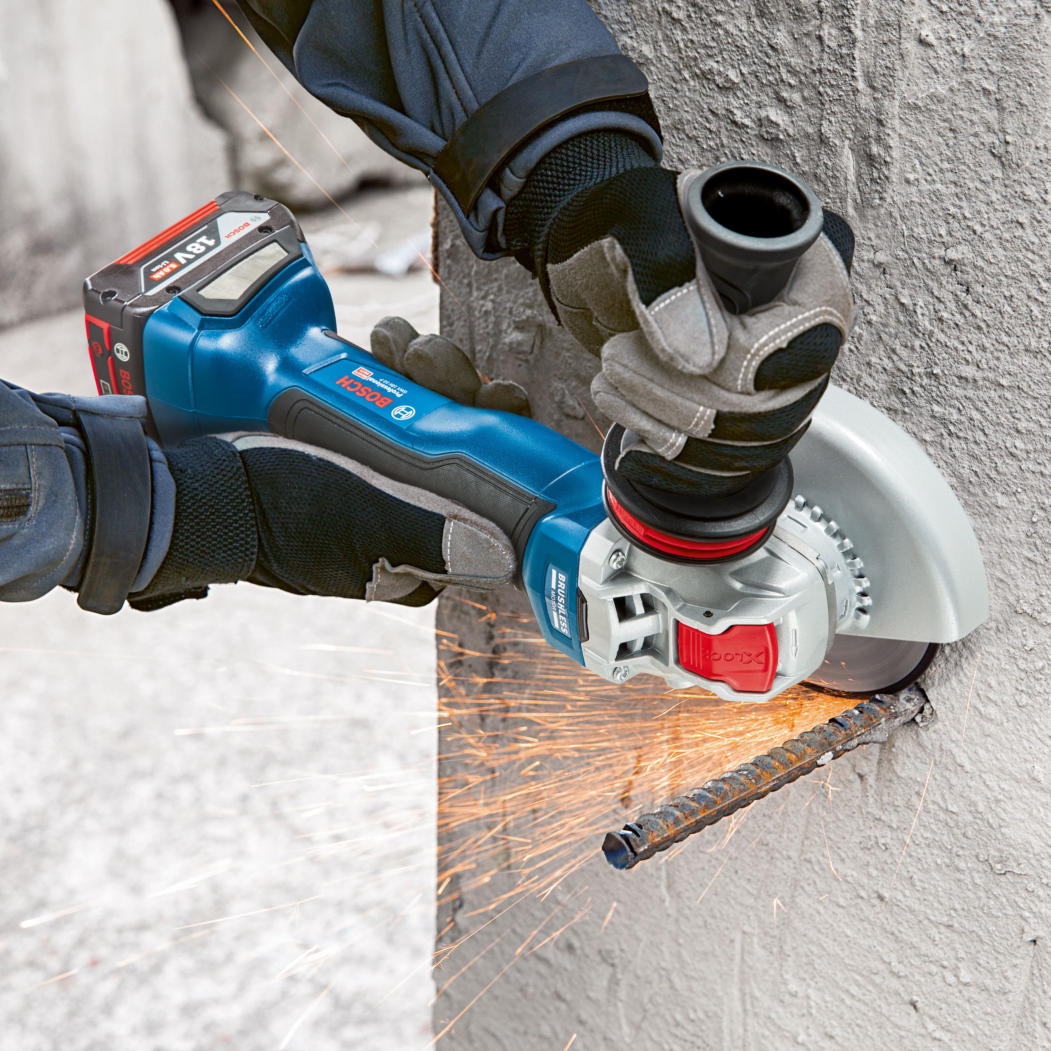Bosch Professional 18V ProCORE 115mm Brushless Cordless Angle grinder (Bare Tool) - GWS 18V-10