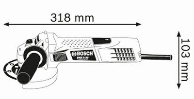 Bosch Professional 720W 110V 115mm Corded Angle grinder GWS-7-115