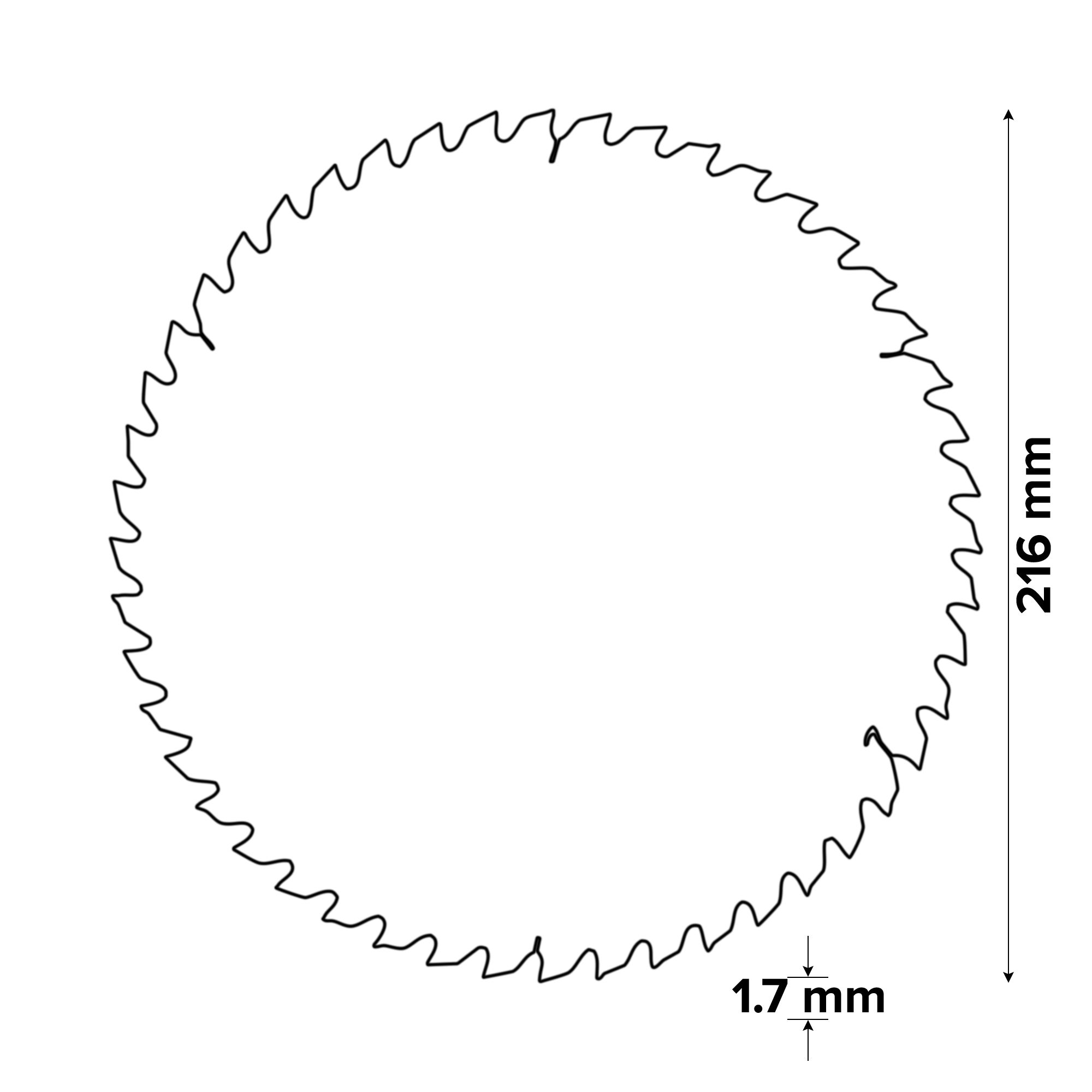 Bosch Professional Expert 48T Mitre saw blade (Dia)216mm