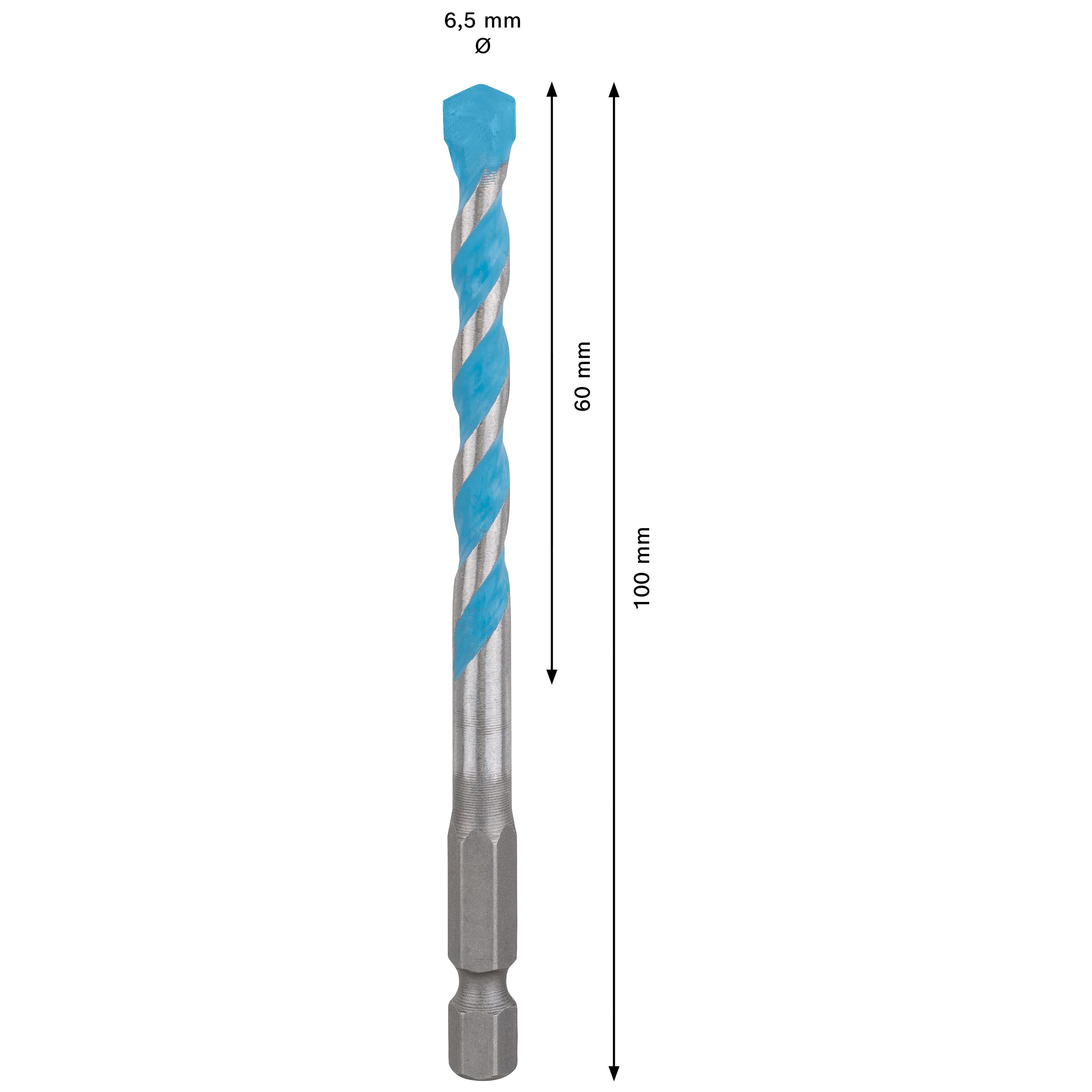 Bosch Professional Hex Multi-purpose Drill bit (Dia)6.5mm (L)100mm