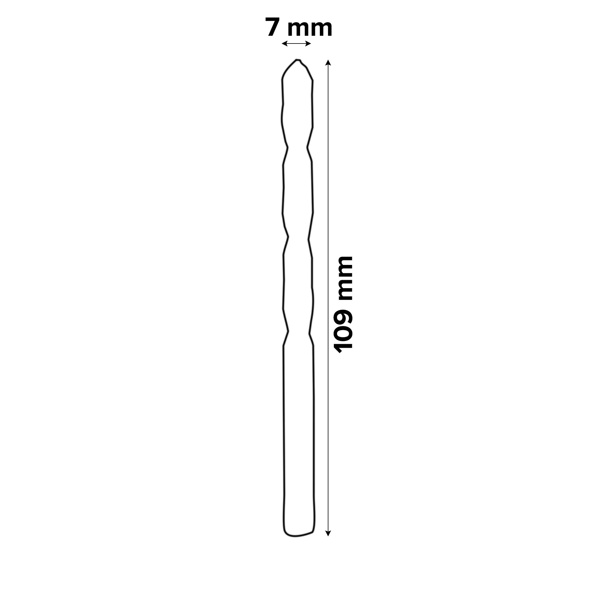 Bosch Professional Round Metal Drill bit (Dia)7mm (L)109mm, Pack of 1