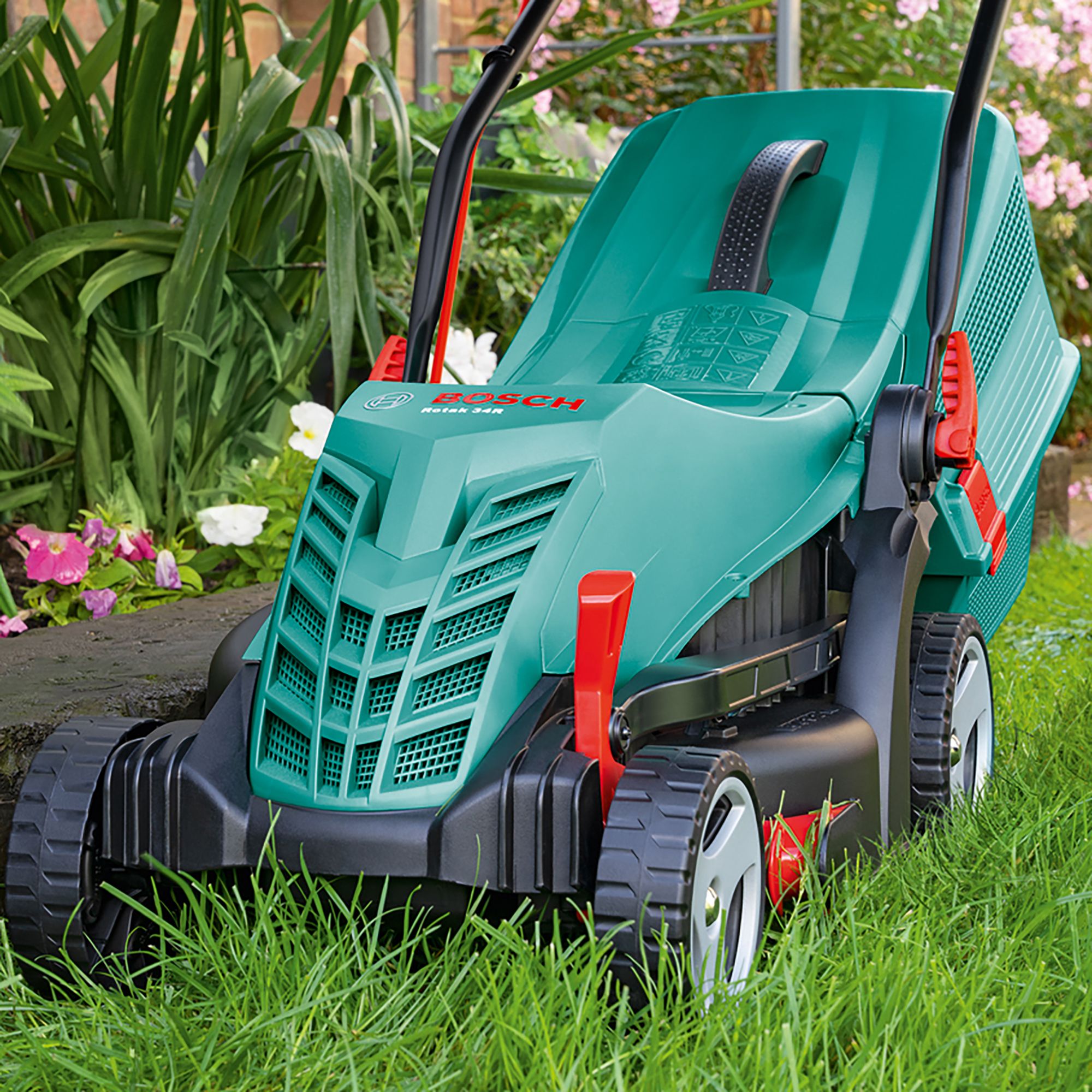 Bosch corded deals lawn mower