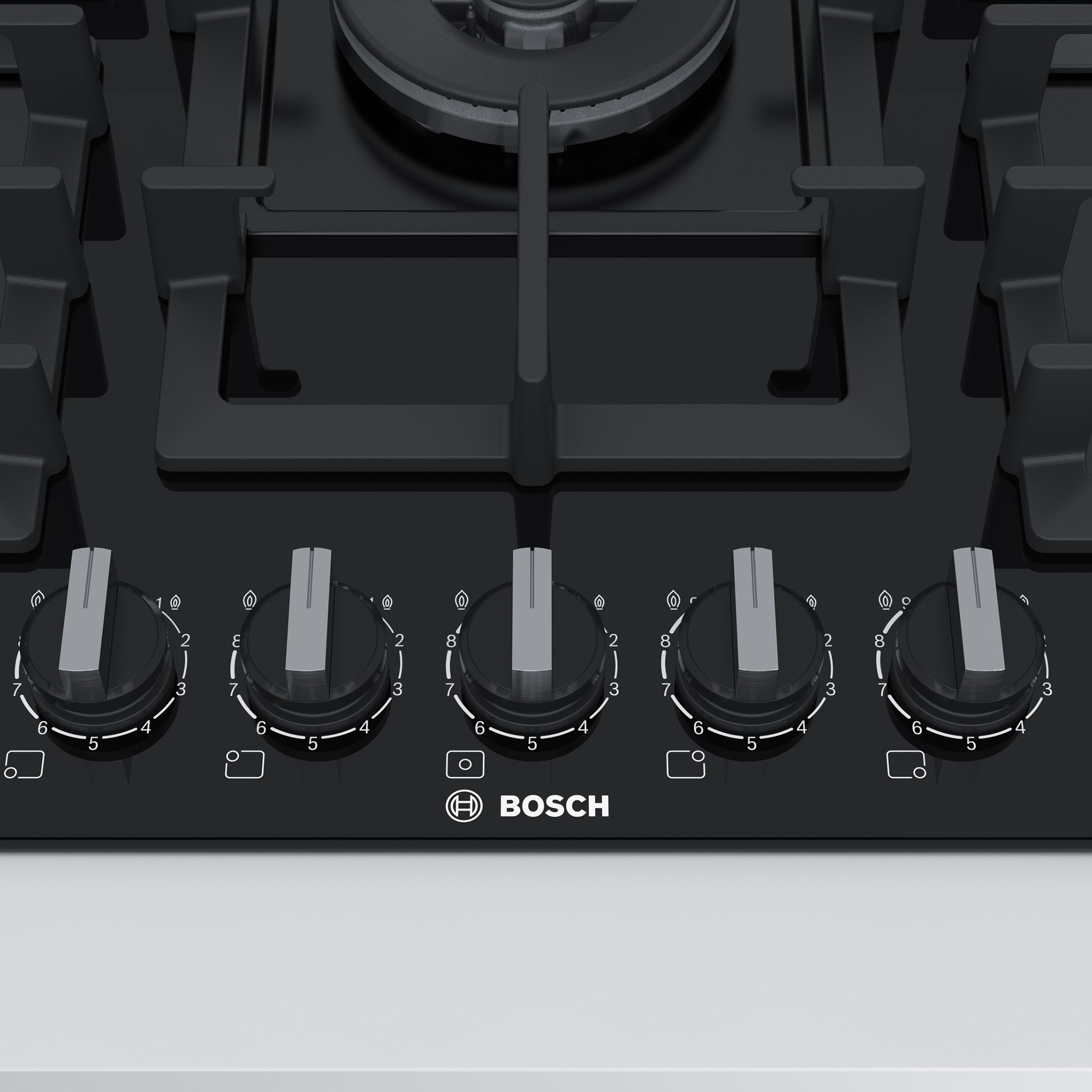 Bosch Serie 6 PPQ7AB90 75.2cm Gas Hob - Black
