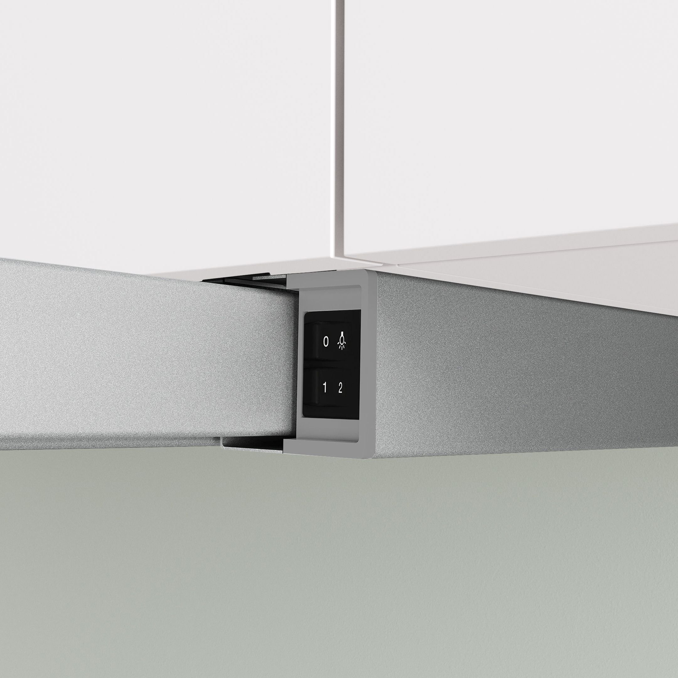 Bosch Series 2 DFM063W56B Metal & plastic Telescopic Cooker hood (W)59.8cm - Silver effect