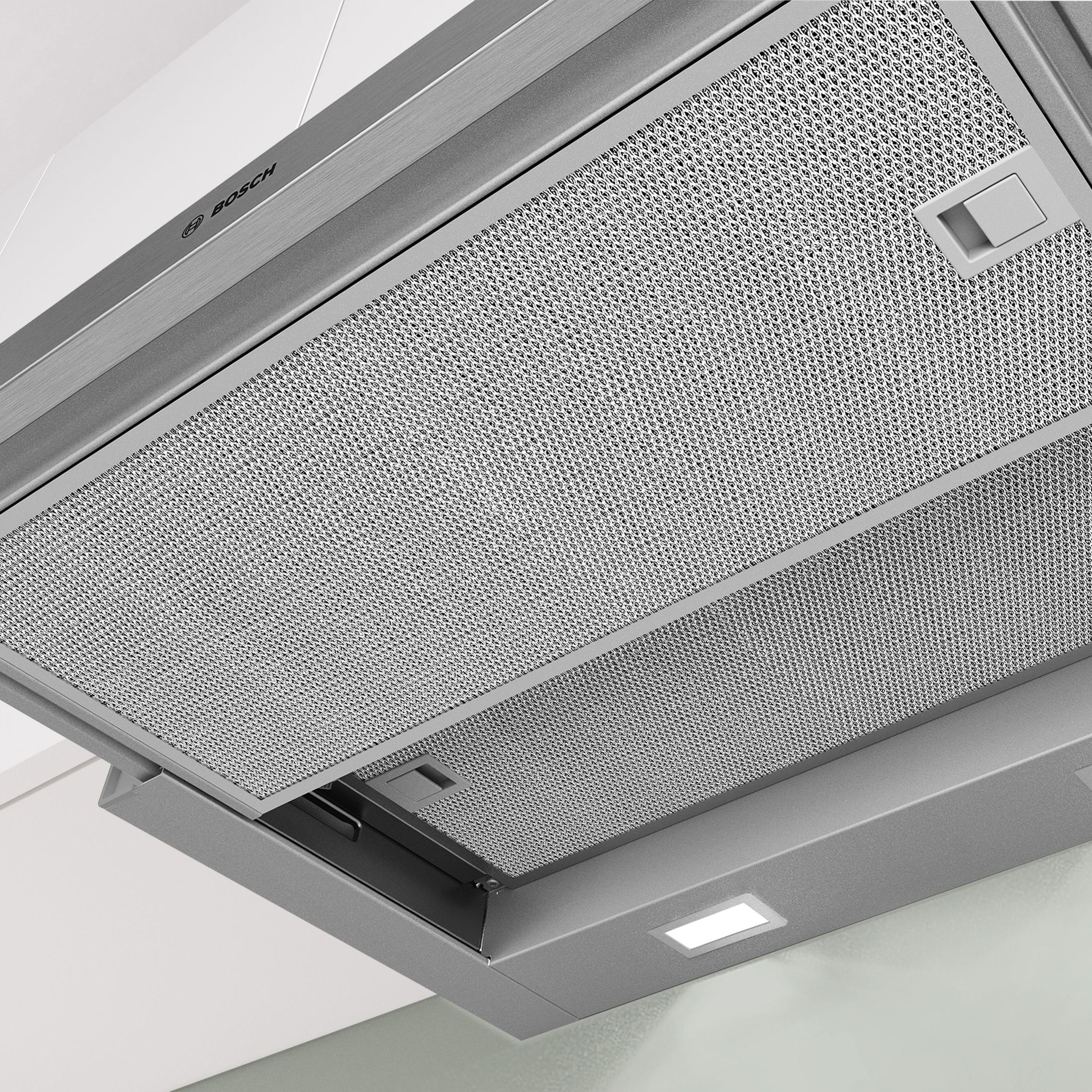 Bosch Series 2 DFM063W56B Metal & plastic Telescopic Cooker hood (W)59.8cm - Silver effect
