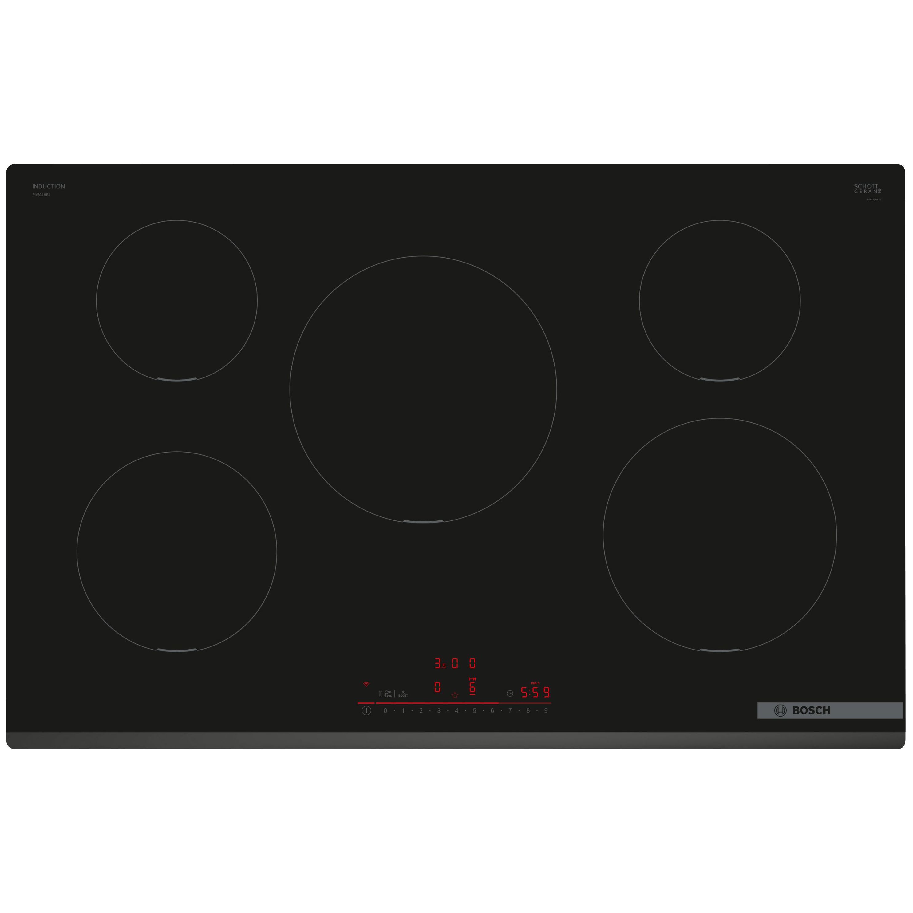 Bosch Series 6 PIV831HB1E 80.2cm Induction Hob - Black