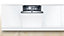 Bosch SMD6EDX57G Integrated Full size Dishwasher - White