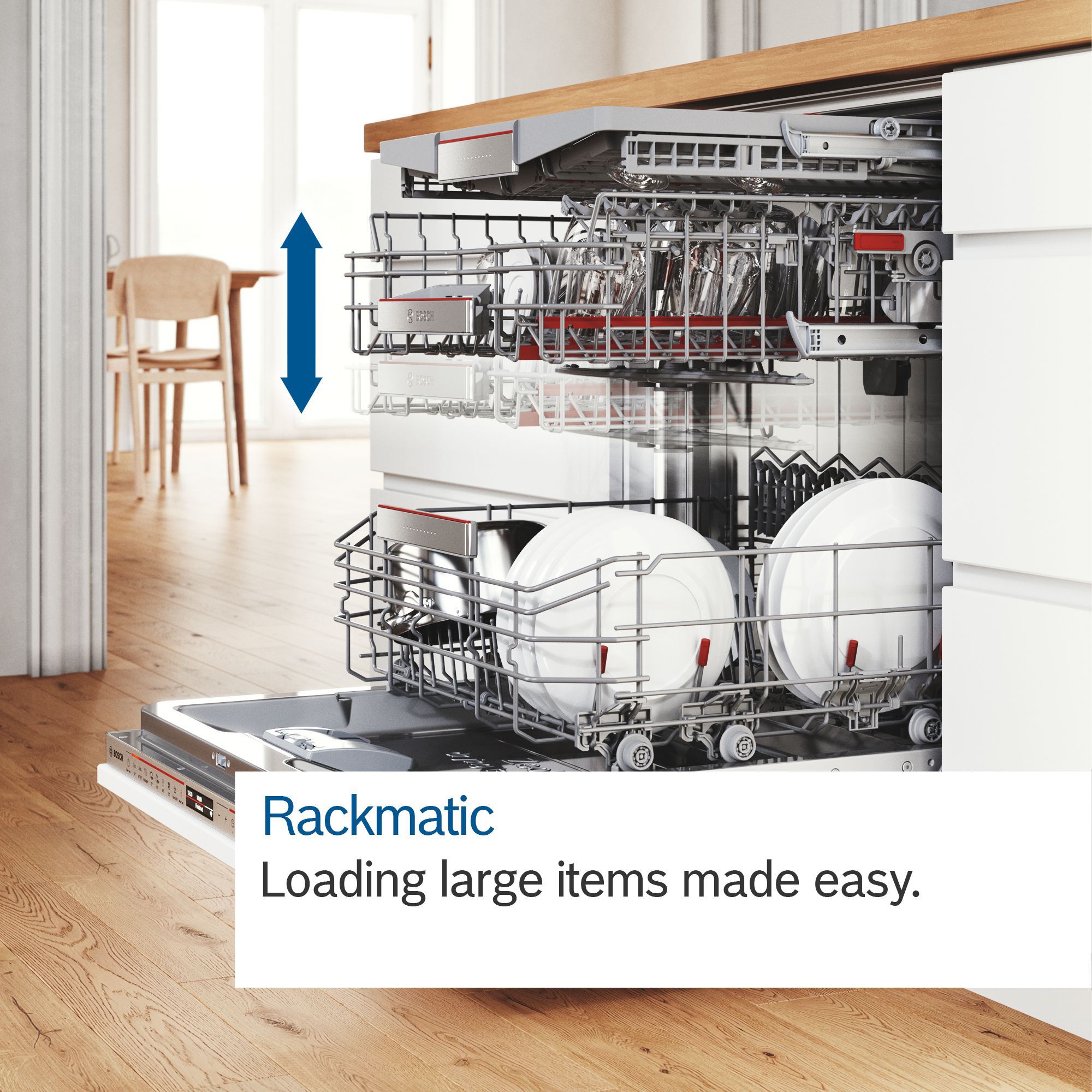 Bosch SMV4ECX23G Integrated Full size Dishwasher - White