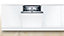 Bosch SMV6ZCX01G Integrated Full size Dishwasher - White