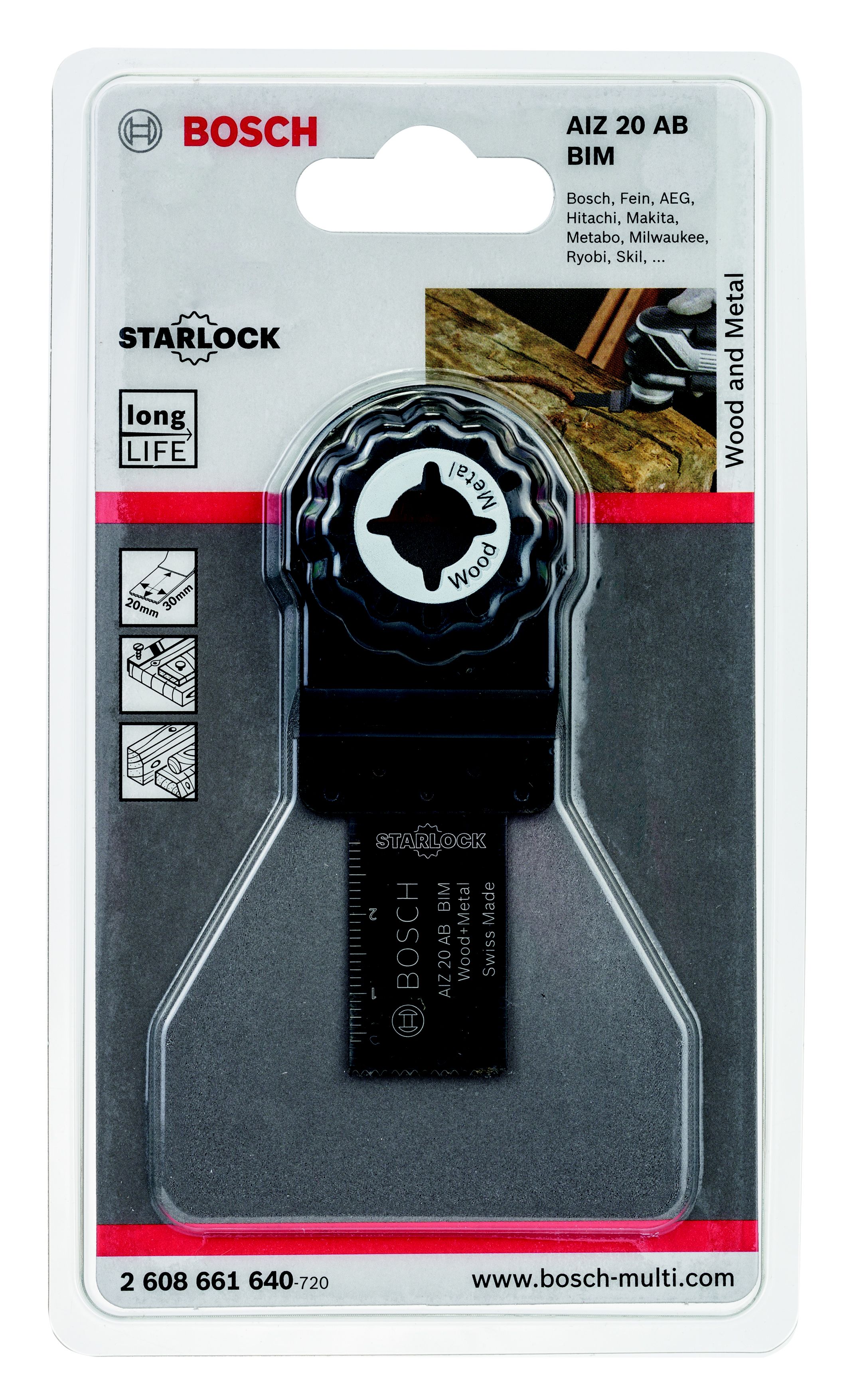 Bosch Starlock Plunge cutting blade (Dia)85mm AIZ 20 AB