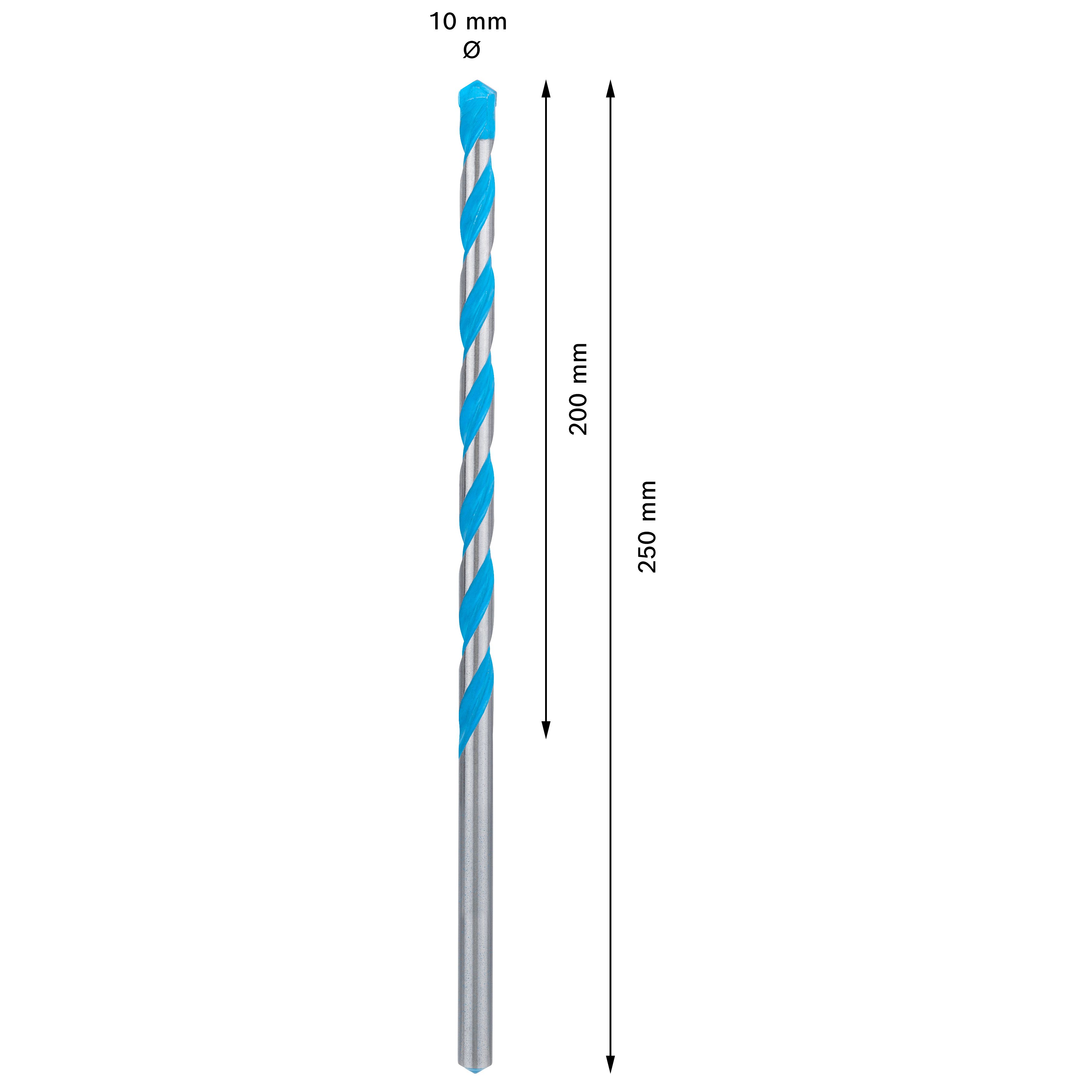 Bosch Straight Multi-purpose Drill bit (Dia)10mm