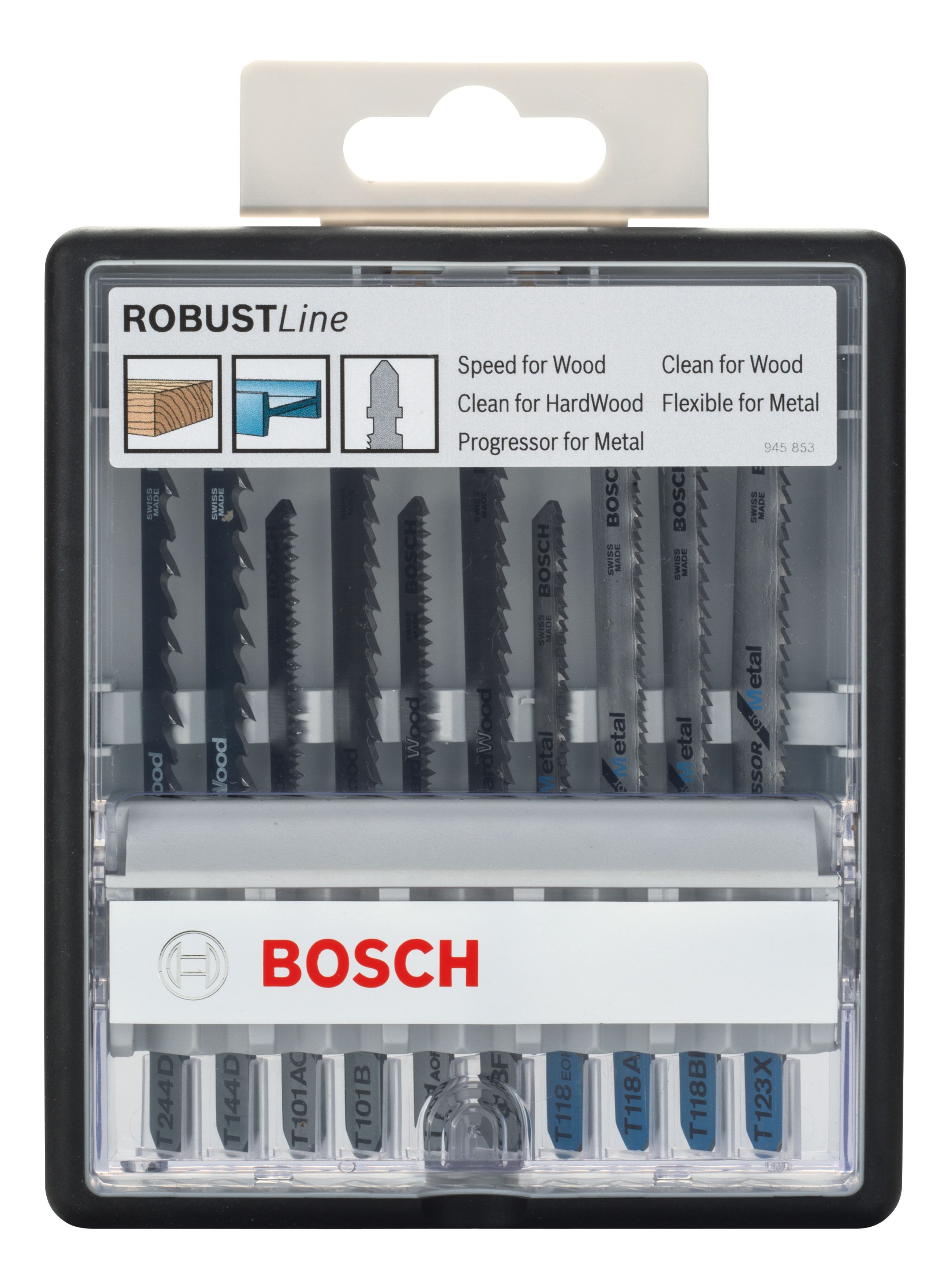 Bosch T-shank Jigsaw blade T144D (L)100mm, Pack of 2