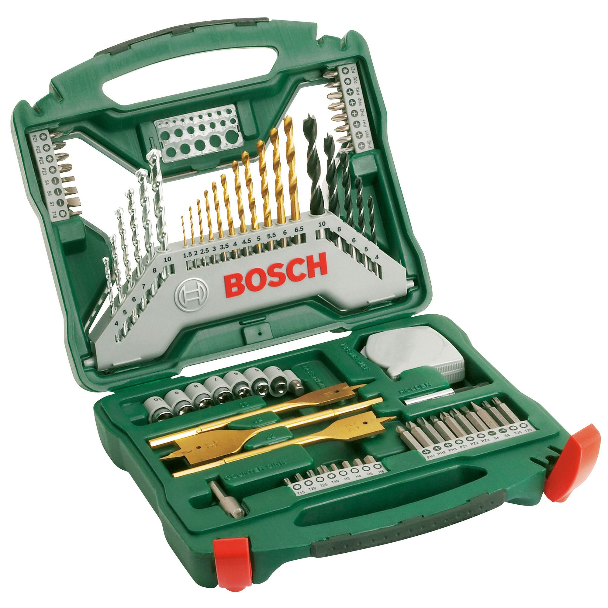 Bosch X Line 70 piece Multi purpose Drill bit set Tradepoint