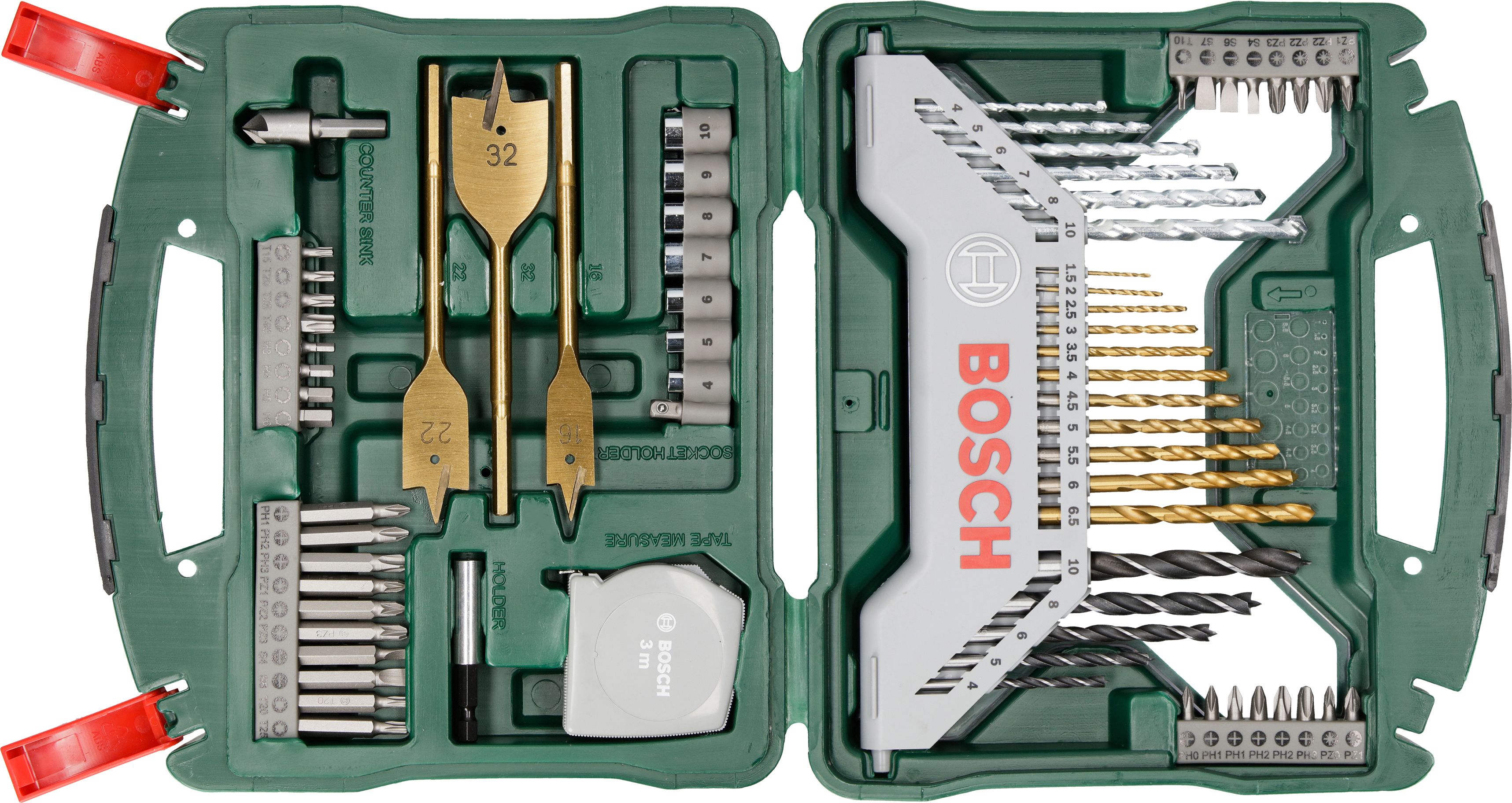 Coffret 70 pièces Bosch X-Line Titanium