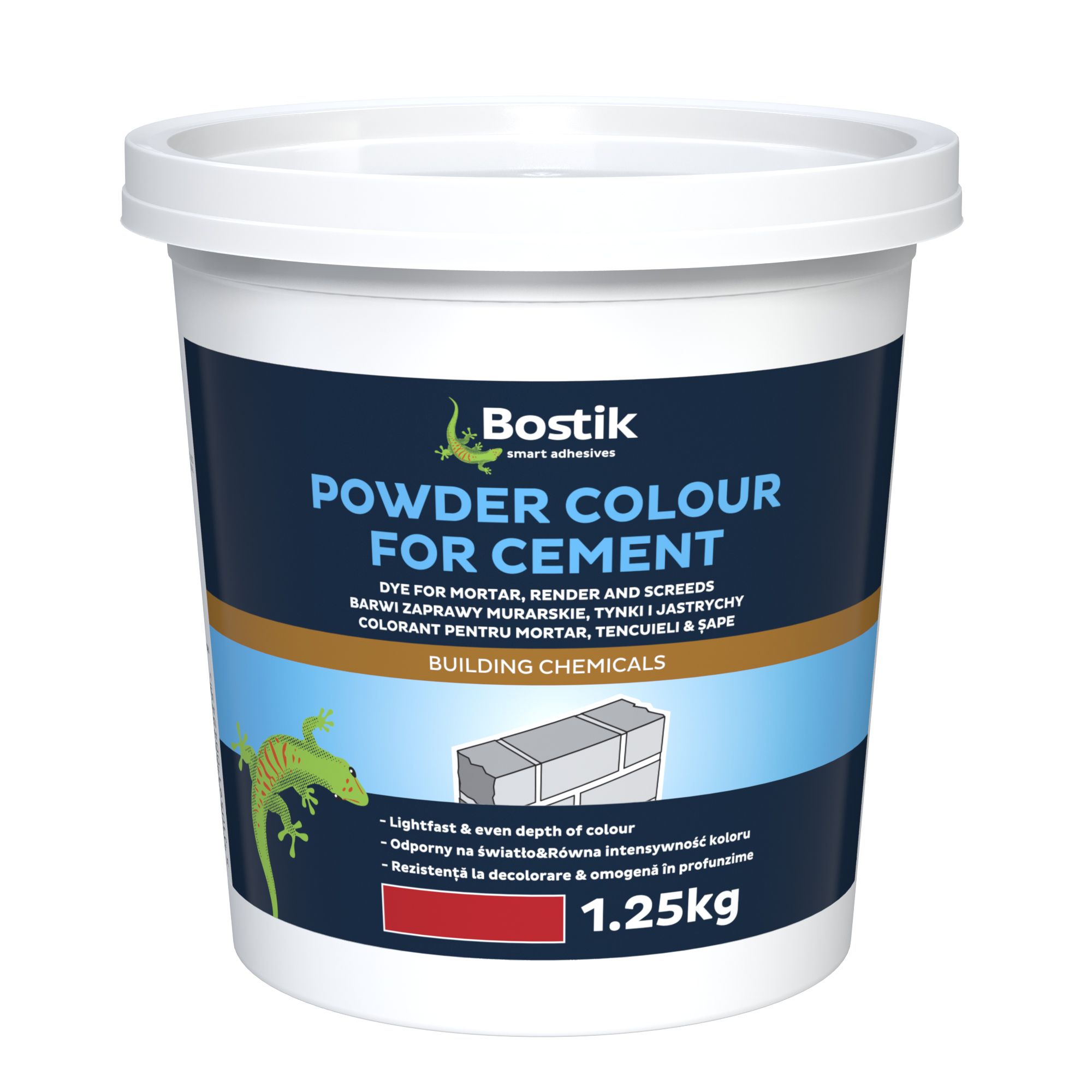 Bostik Red, Powder colour Tub 1.25kg