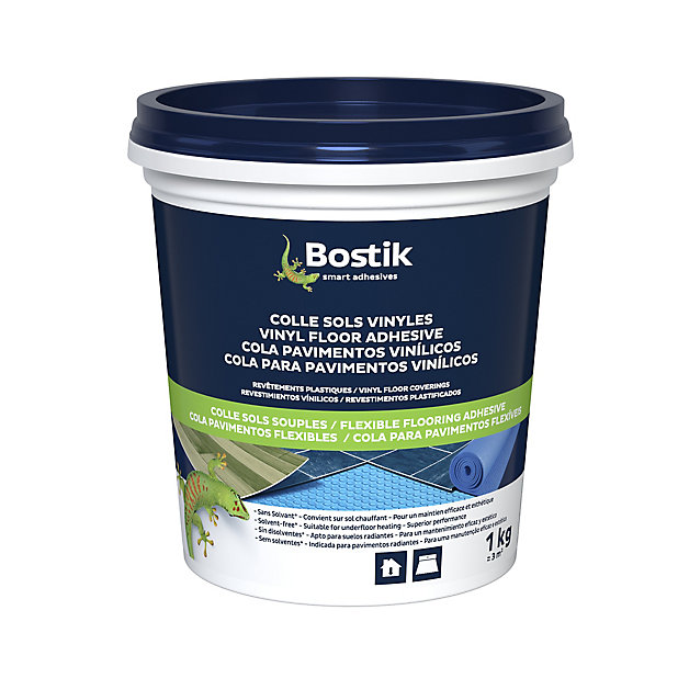 Bostik Solvent Free Flooring Adhesive, Vinyl Floor Tile Adhesive Remover