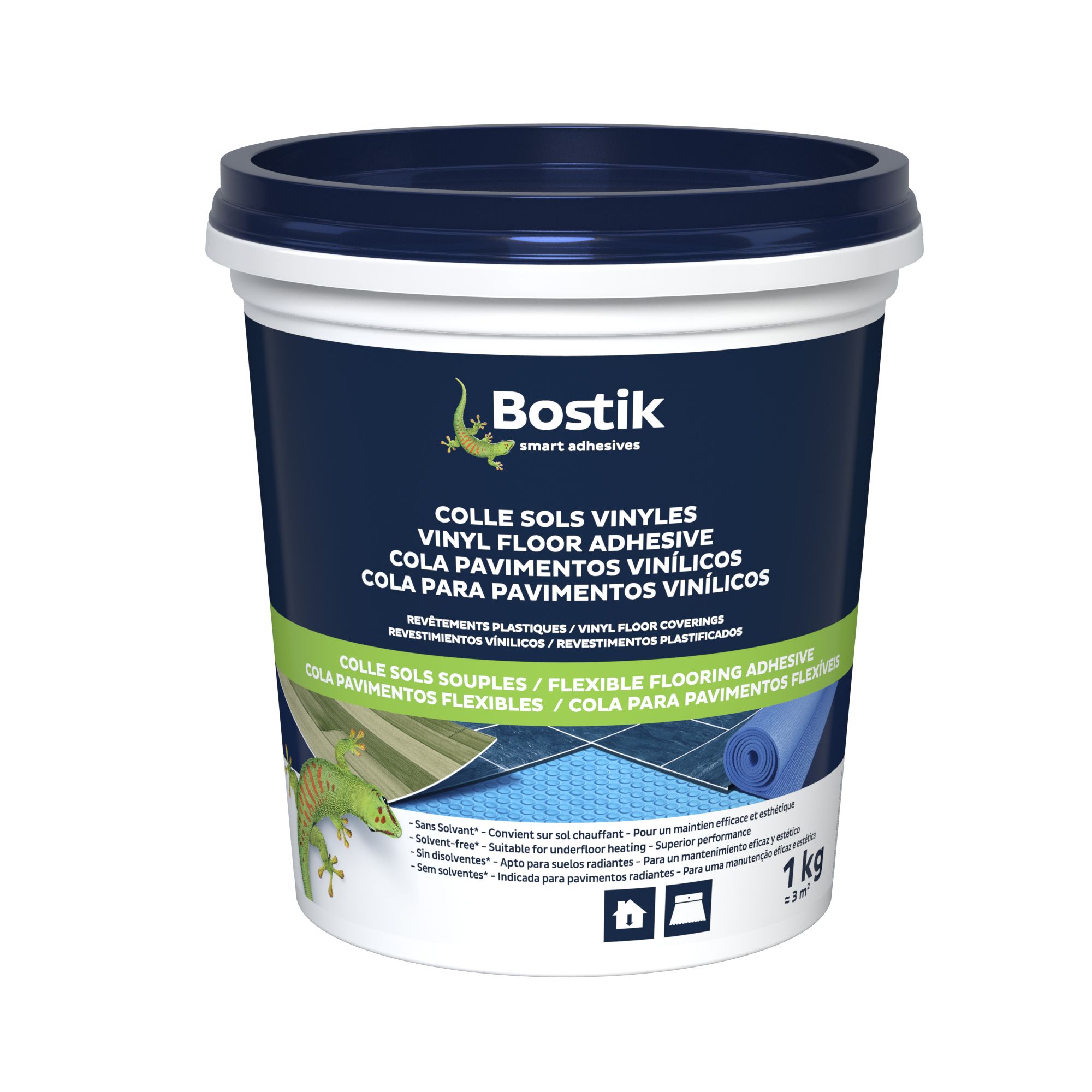 Bostik Solventfree Flooring Adhesive 1kg Tradepoint
