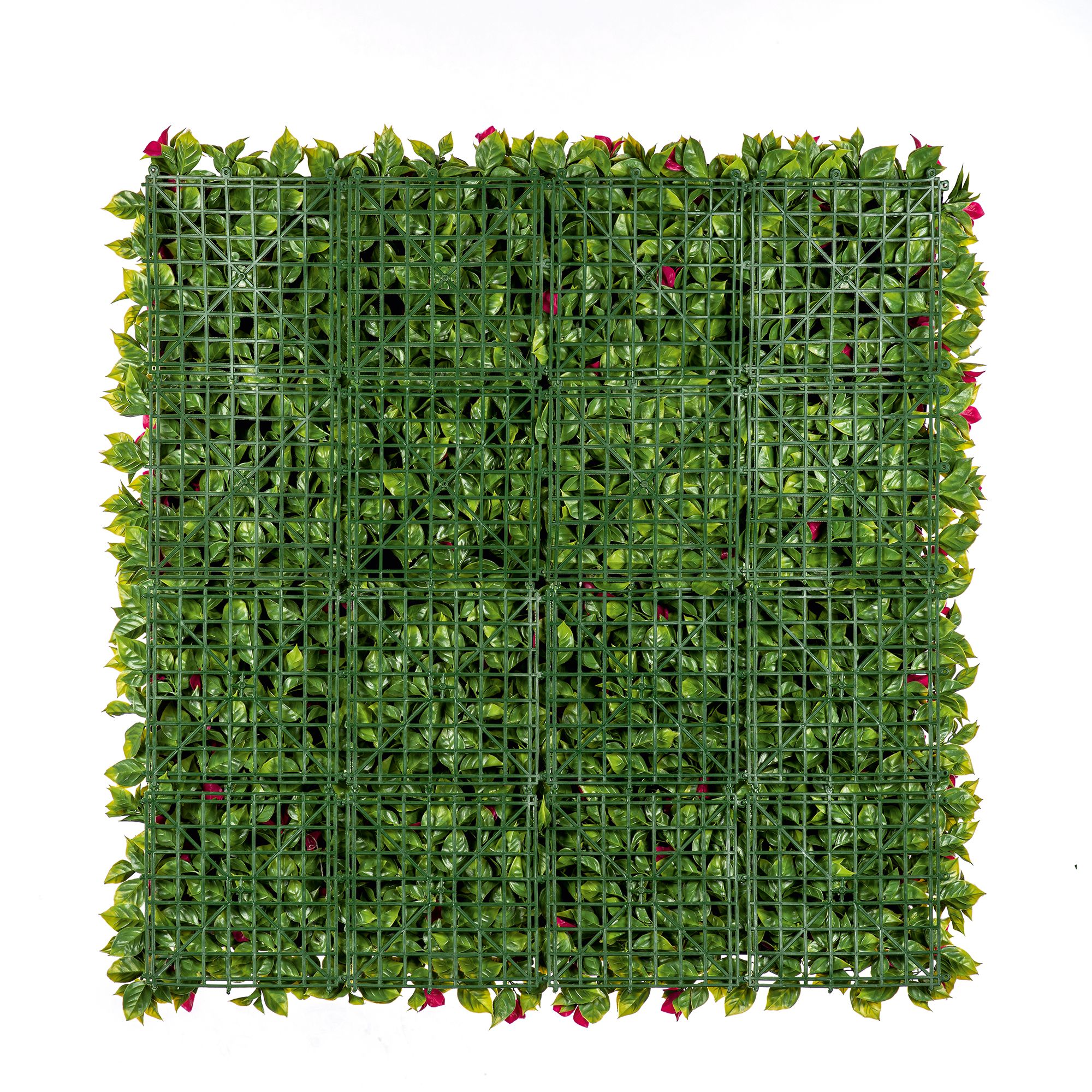 Bougainvillea Square Artificial plant wall, (H)1m (W)1m