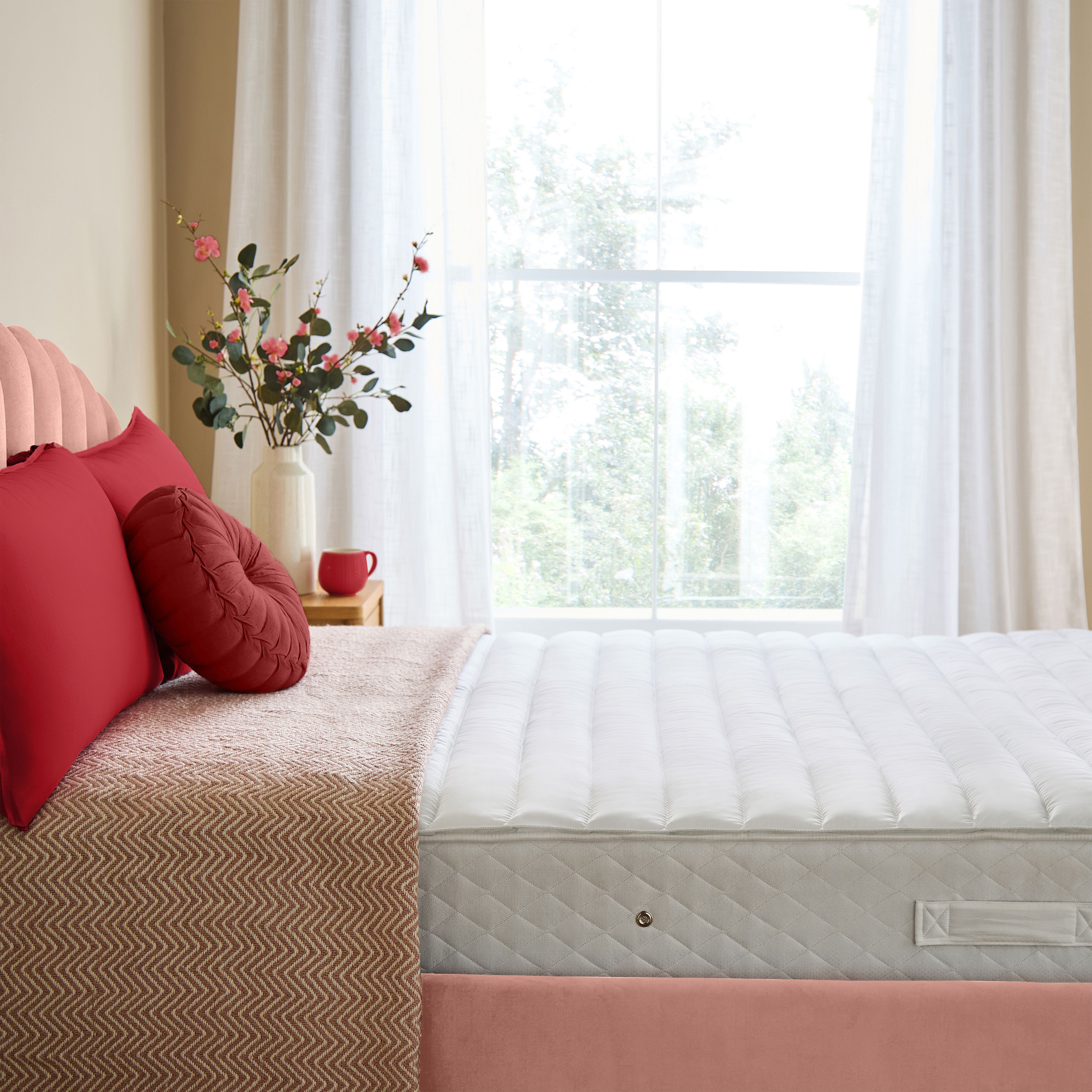 Bounceback White Double Mattress topper