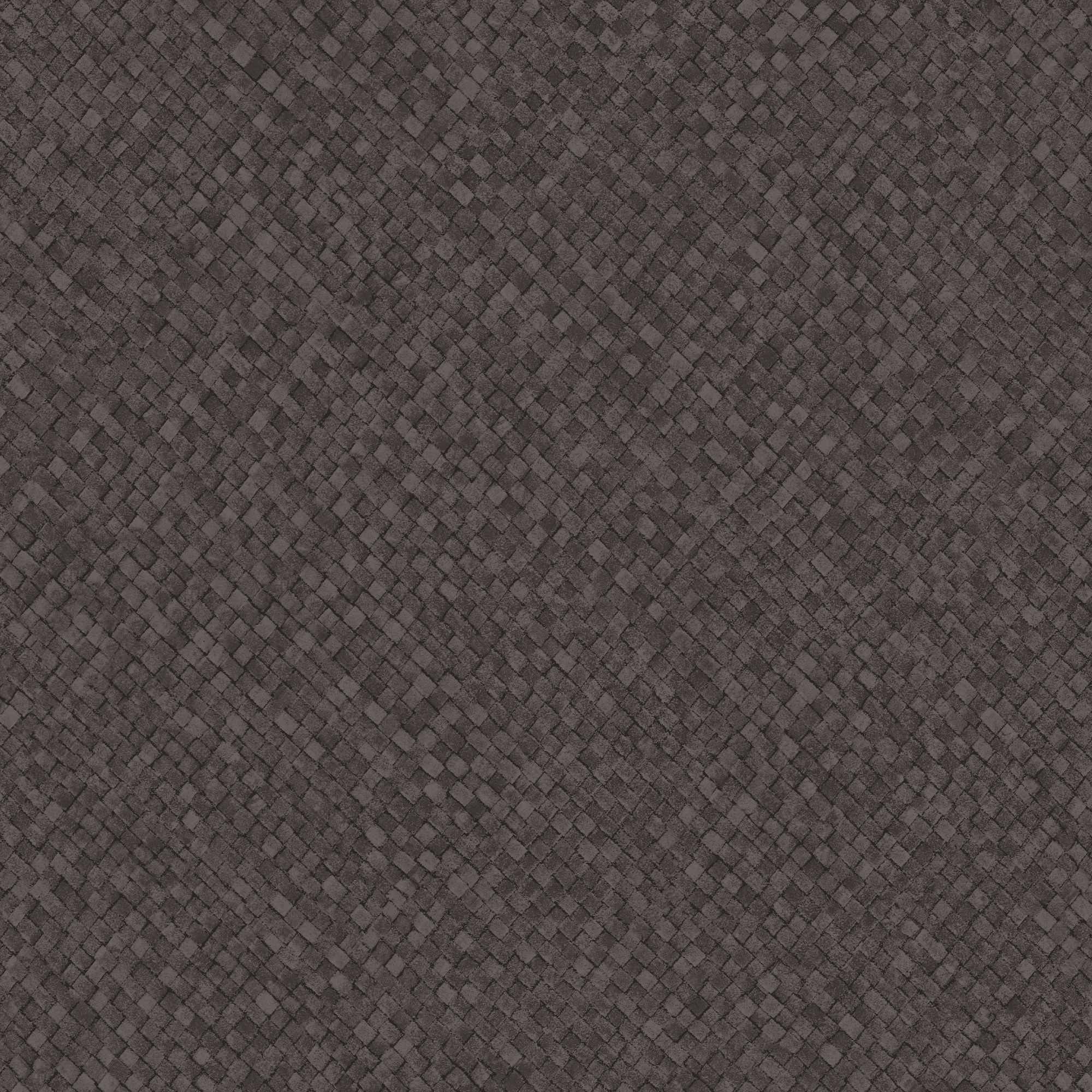 Boutique Brown Metallic effect Basket Textured Wallpaper Sample