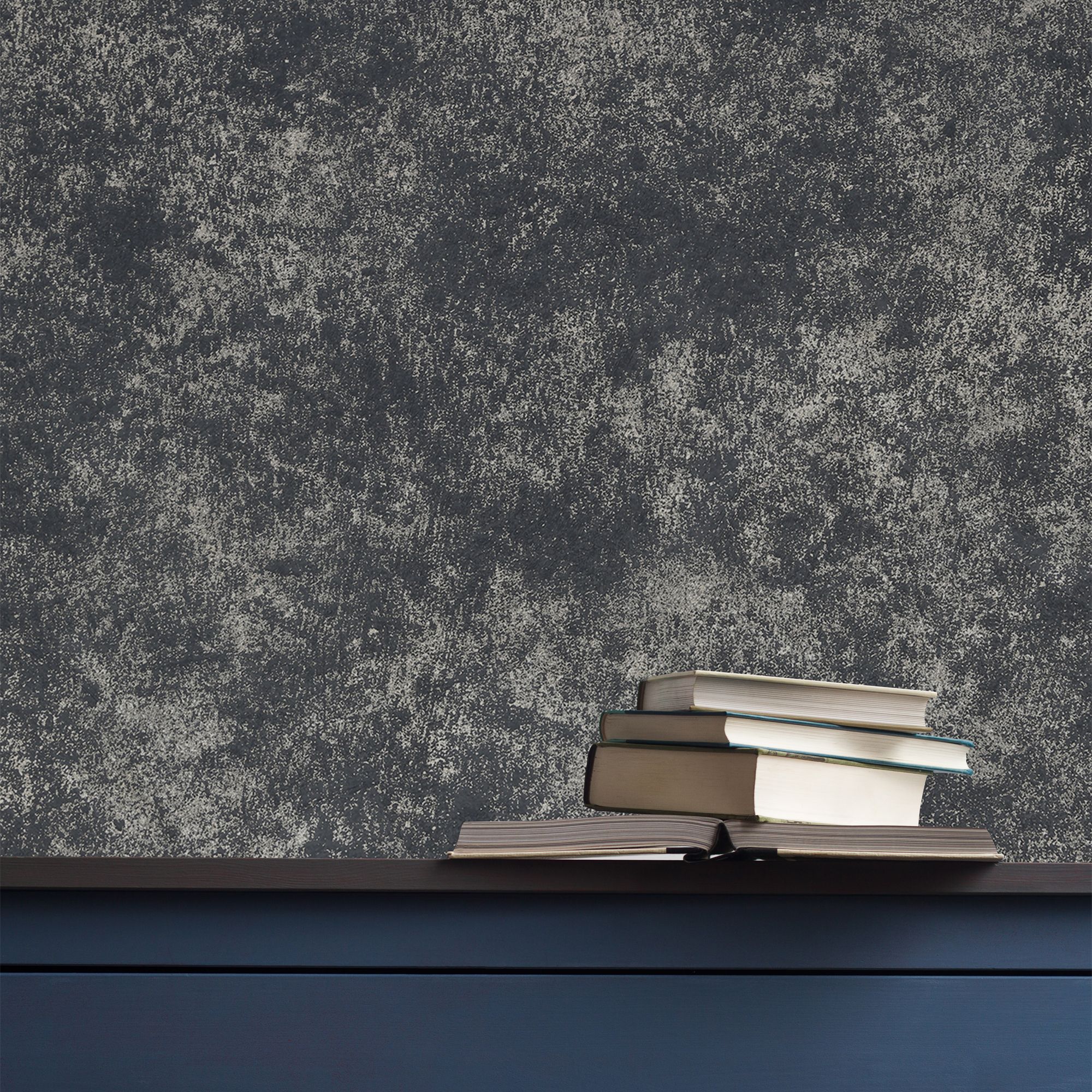 Boutique Gilded Onyx Concrete effect Smooth Wallpaper