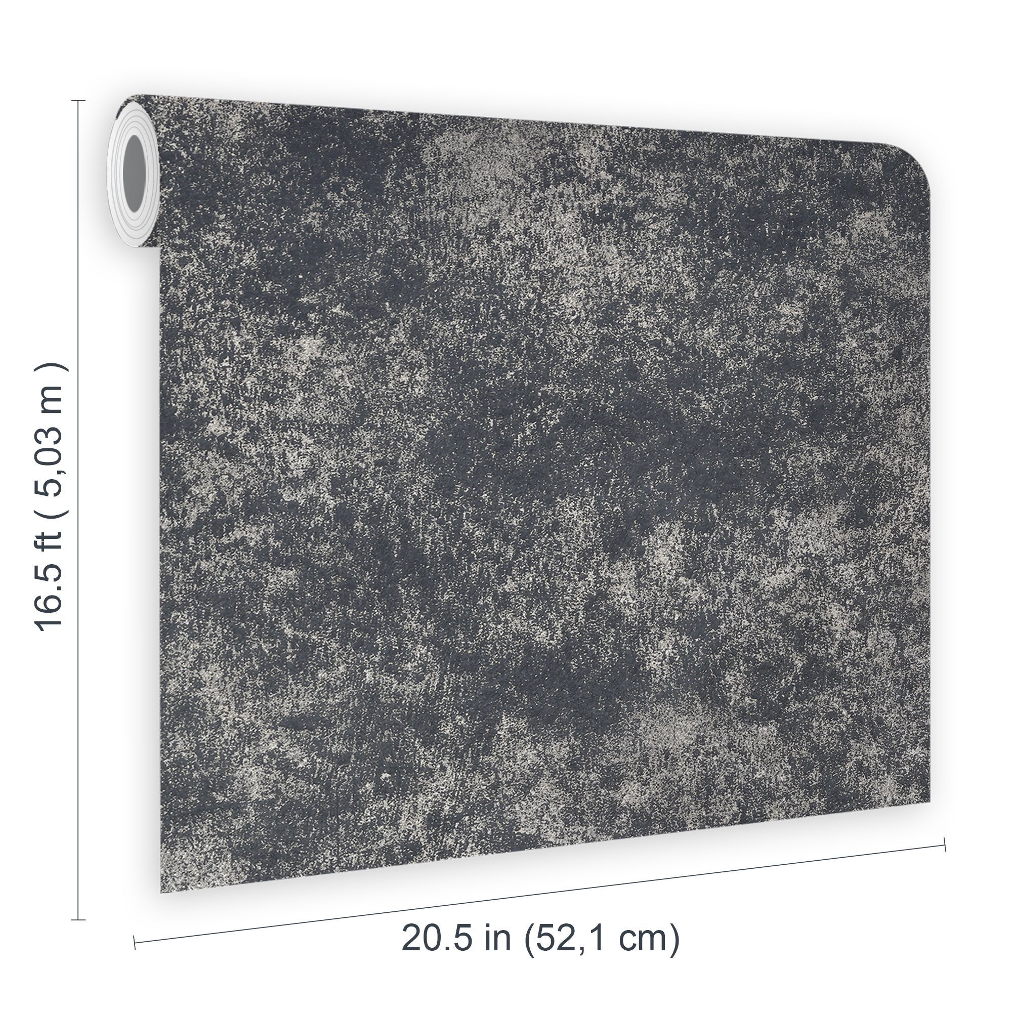 Boutique Gilded Onyx Concrete effect Smooth Wallpaper
