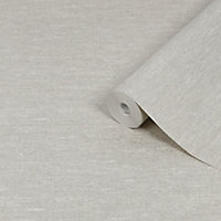 Boutique Horizon Grey Textured Wallpaper